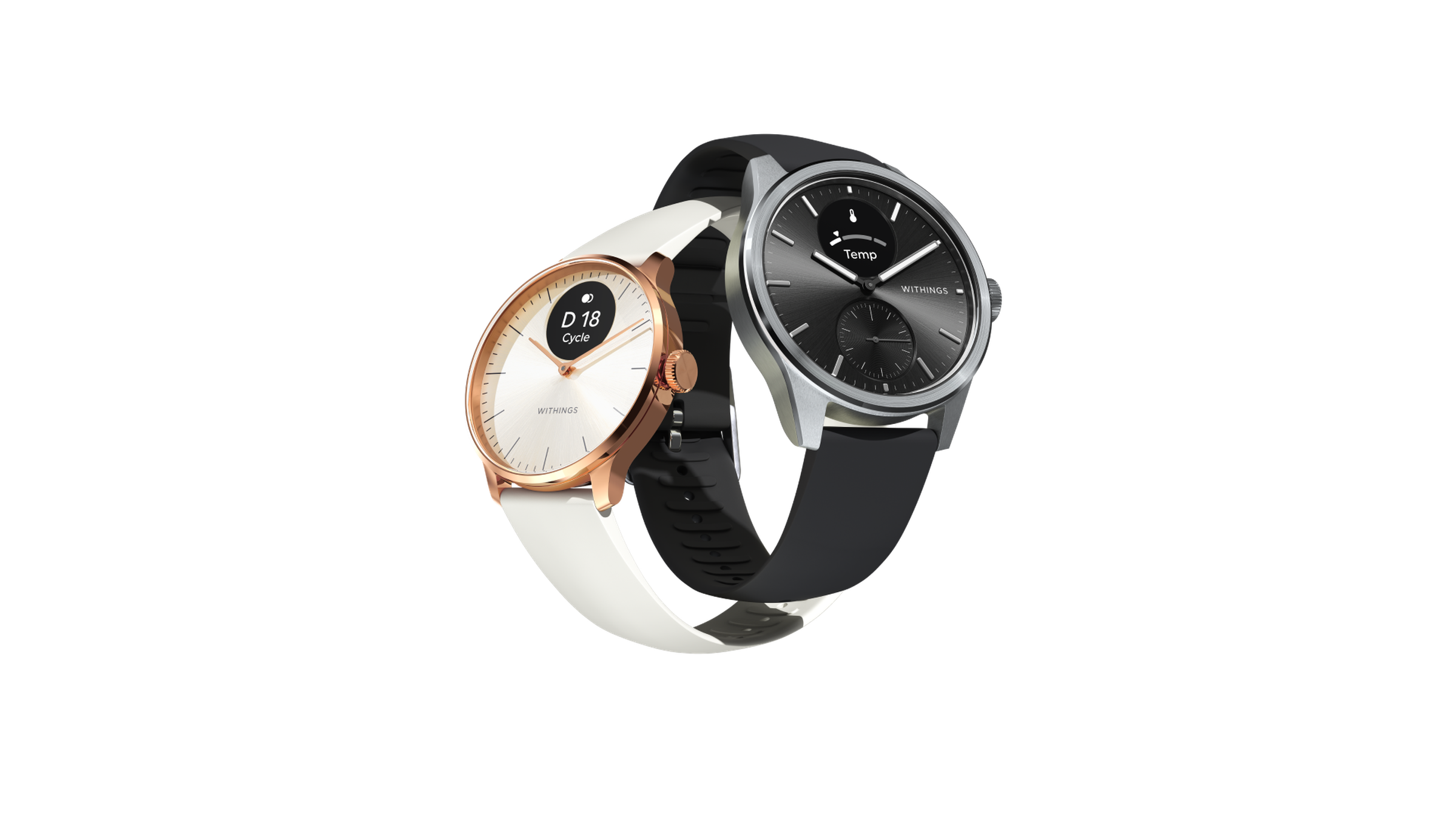 Renders of the ScanWatch Light (left) and the ScanWatch 2