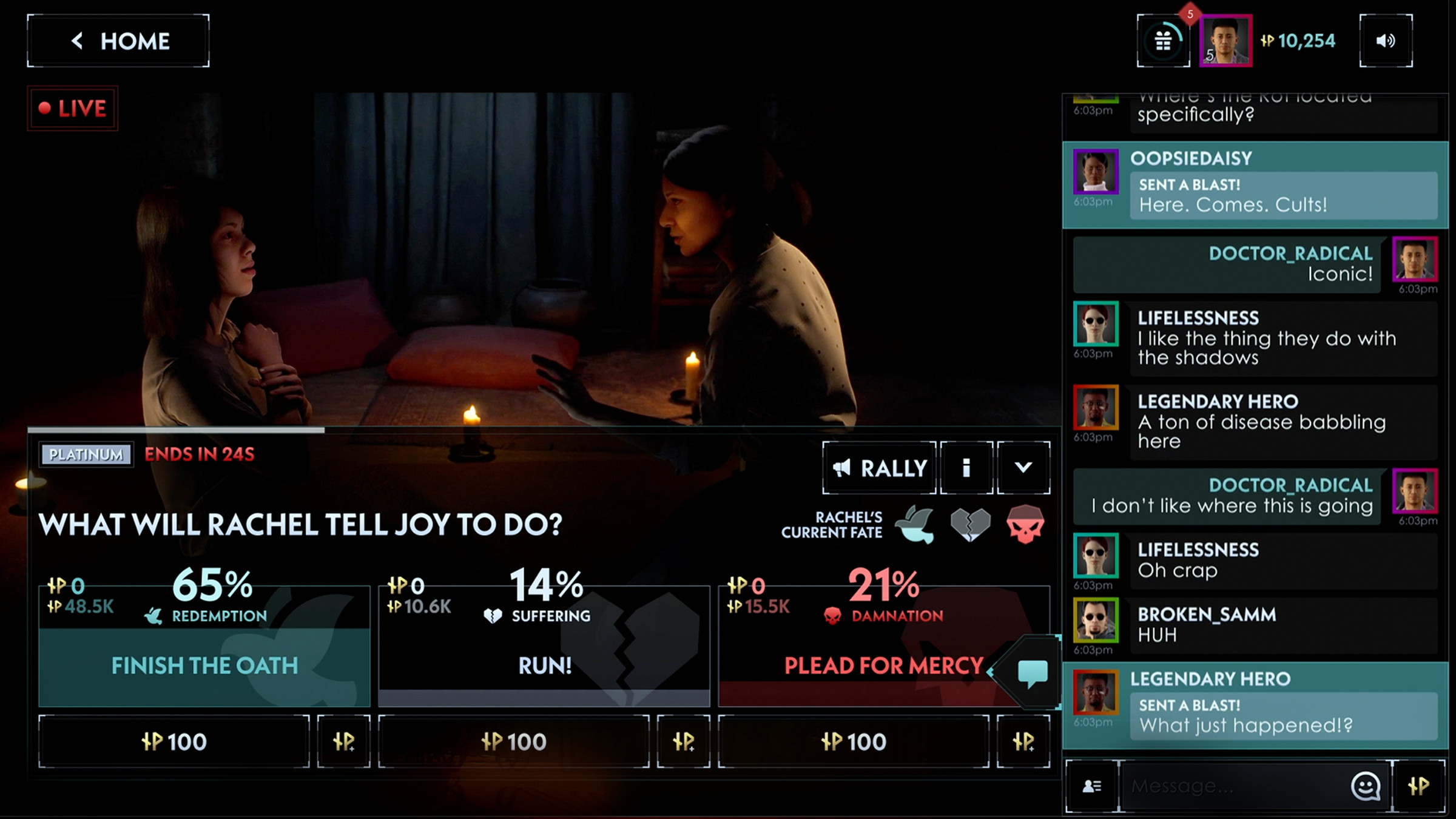 A screenshot from the streaming series Silent Hill: Ascension