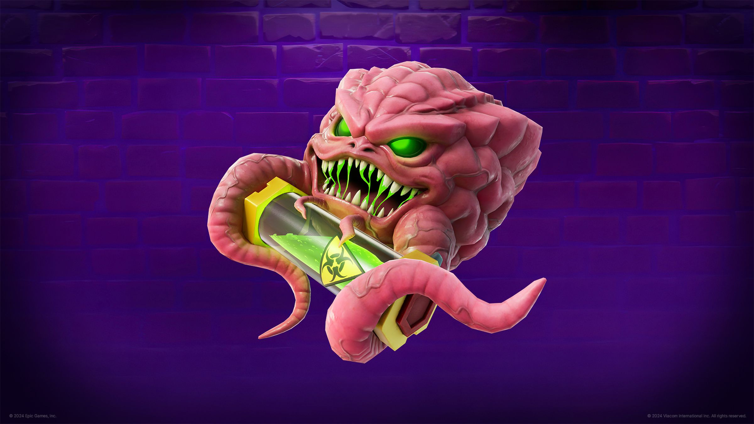 An image of the TMNT character Krang in Fortnite.