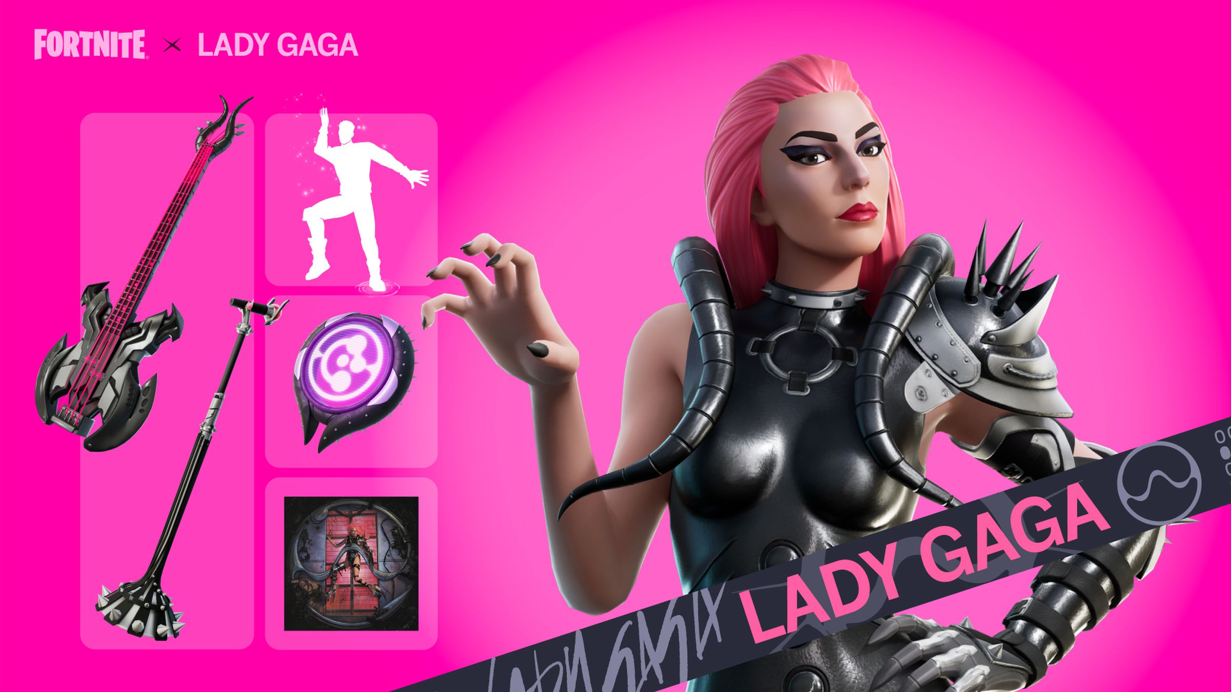 Lady Gaga in Fortnite.