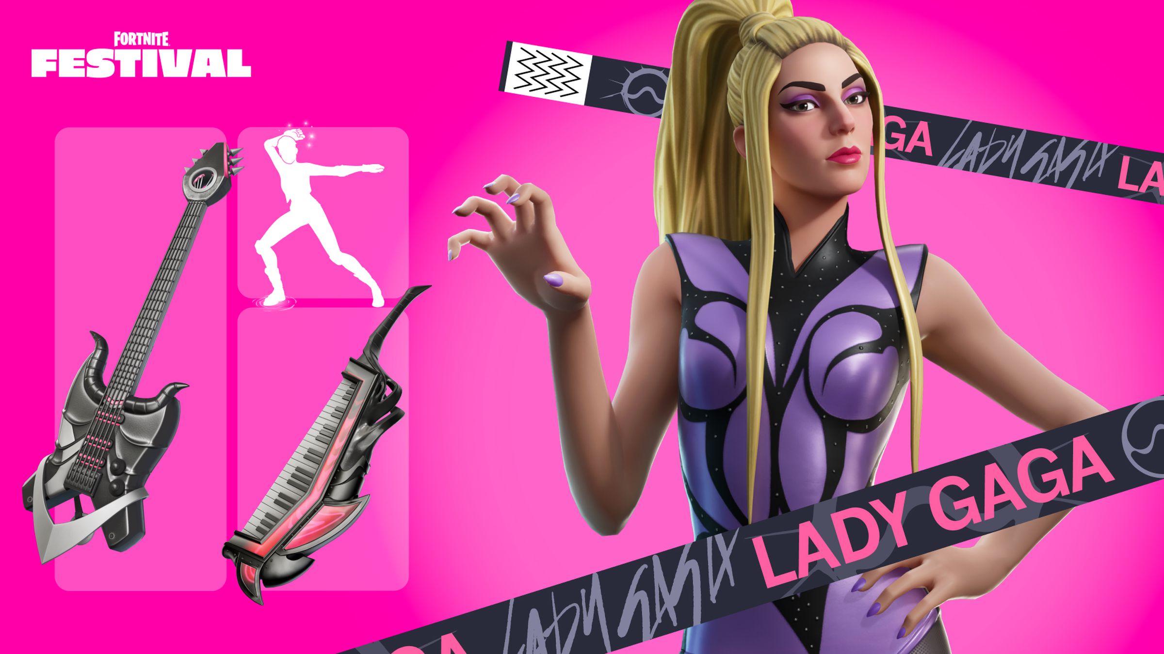 Lady Gaga in Fortnite.