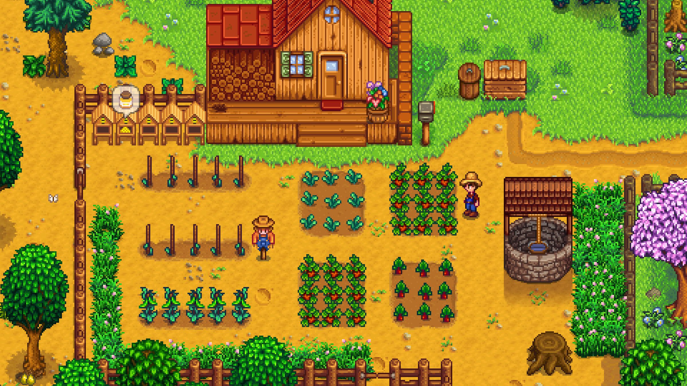 A screenshot from the video game Stardew Valley.