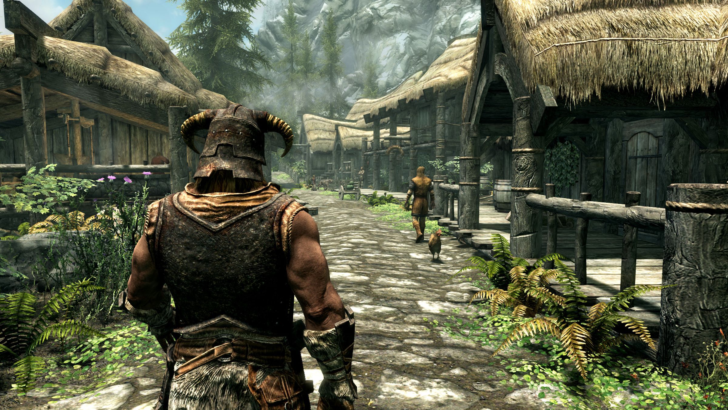 A screenshot from the video game The Elder Scrolls V: Skyrim.