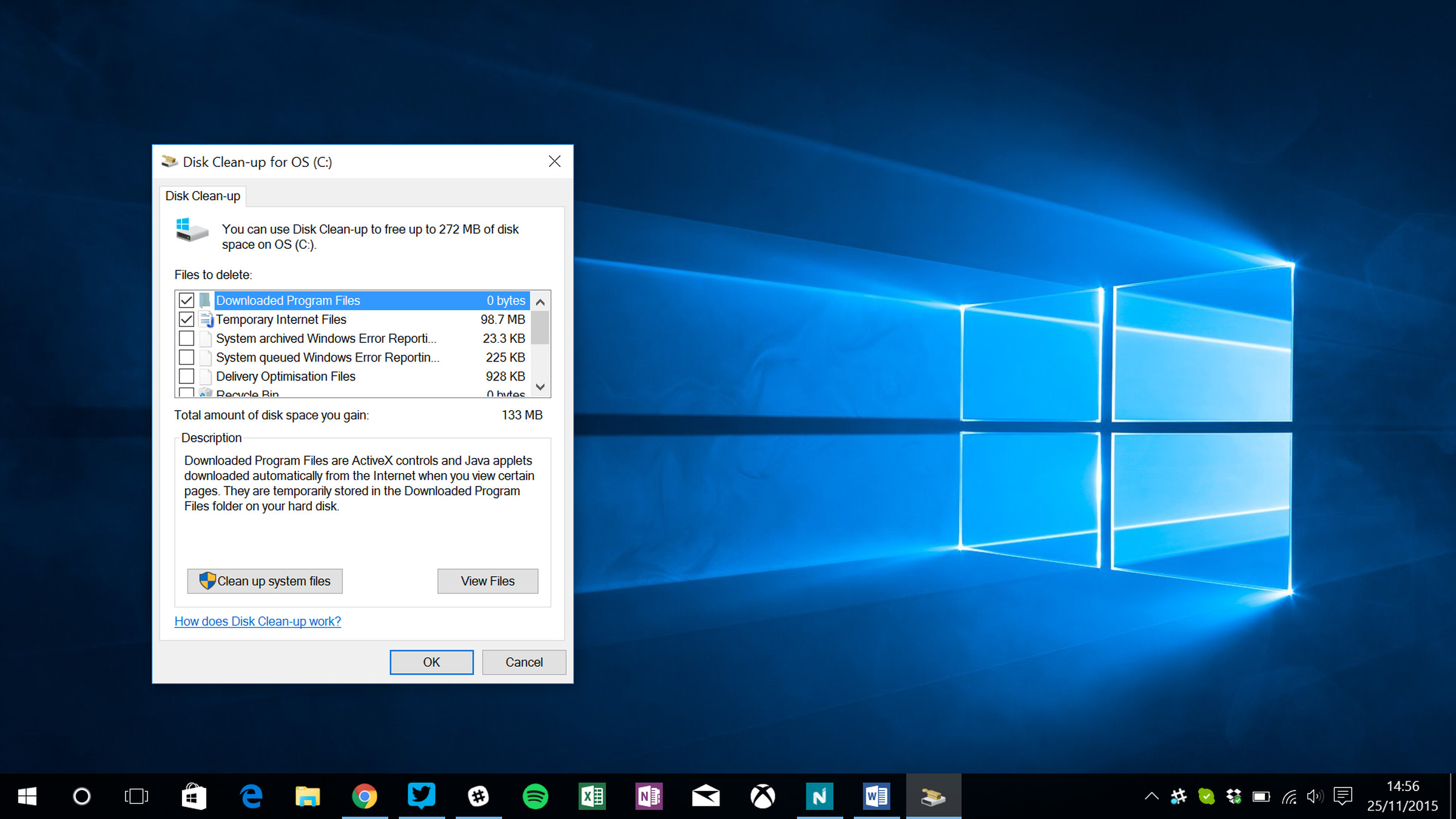 Windows 10 disk clean up