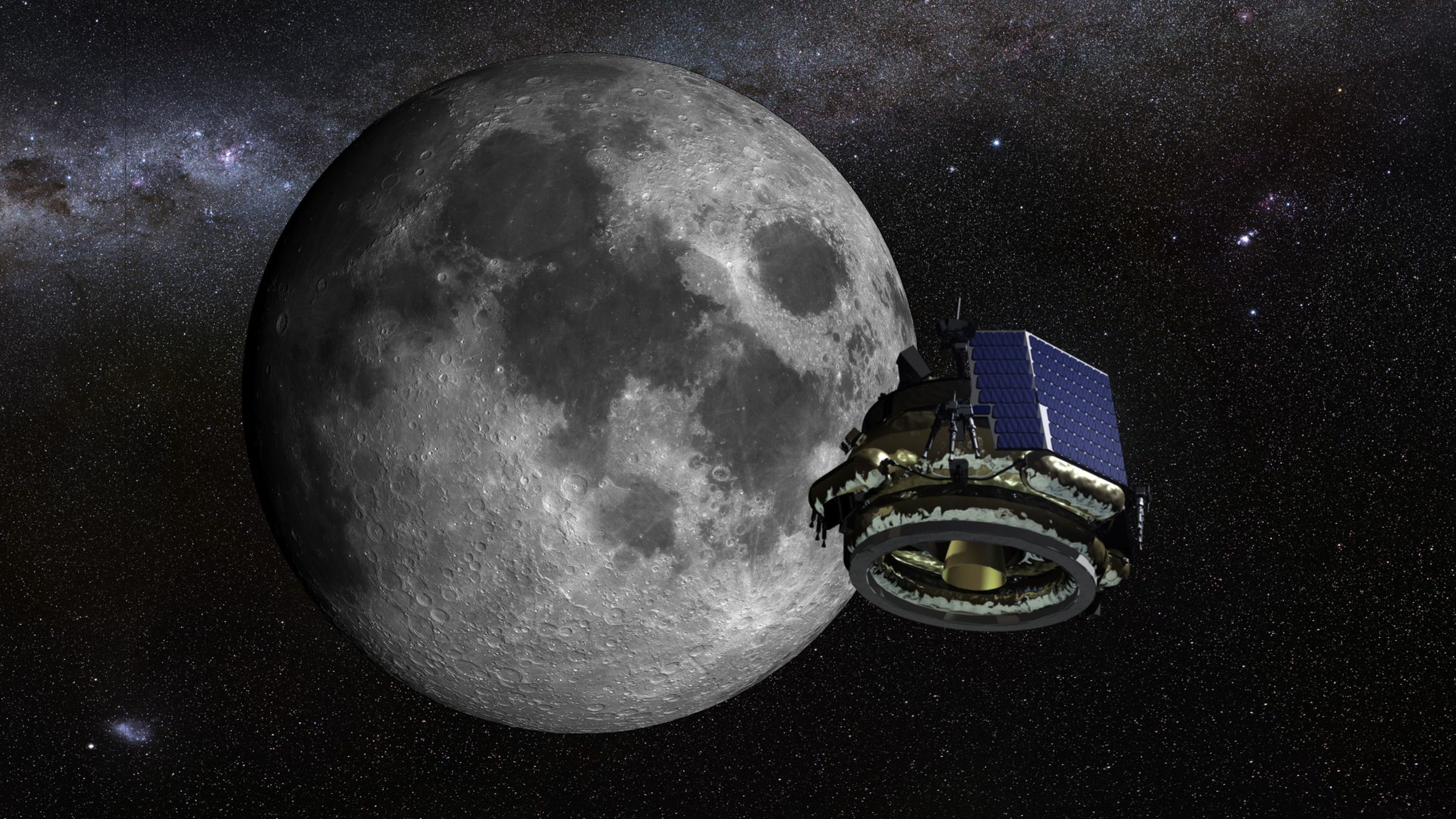 A rendering of Moon Express’ MX-1E lander.