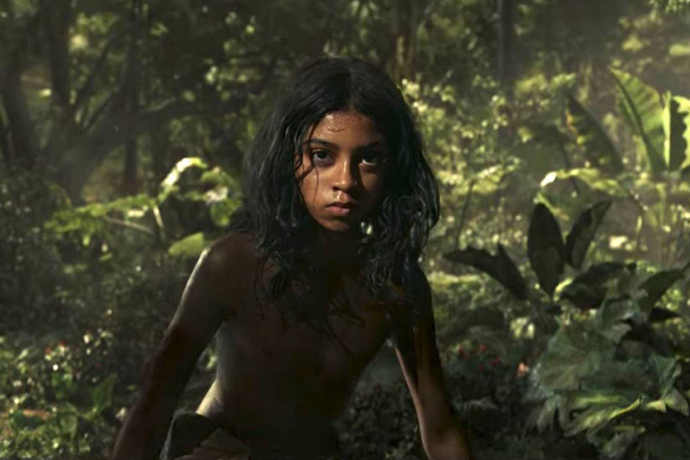 Негритянка в джунглях