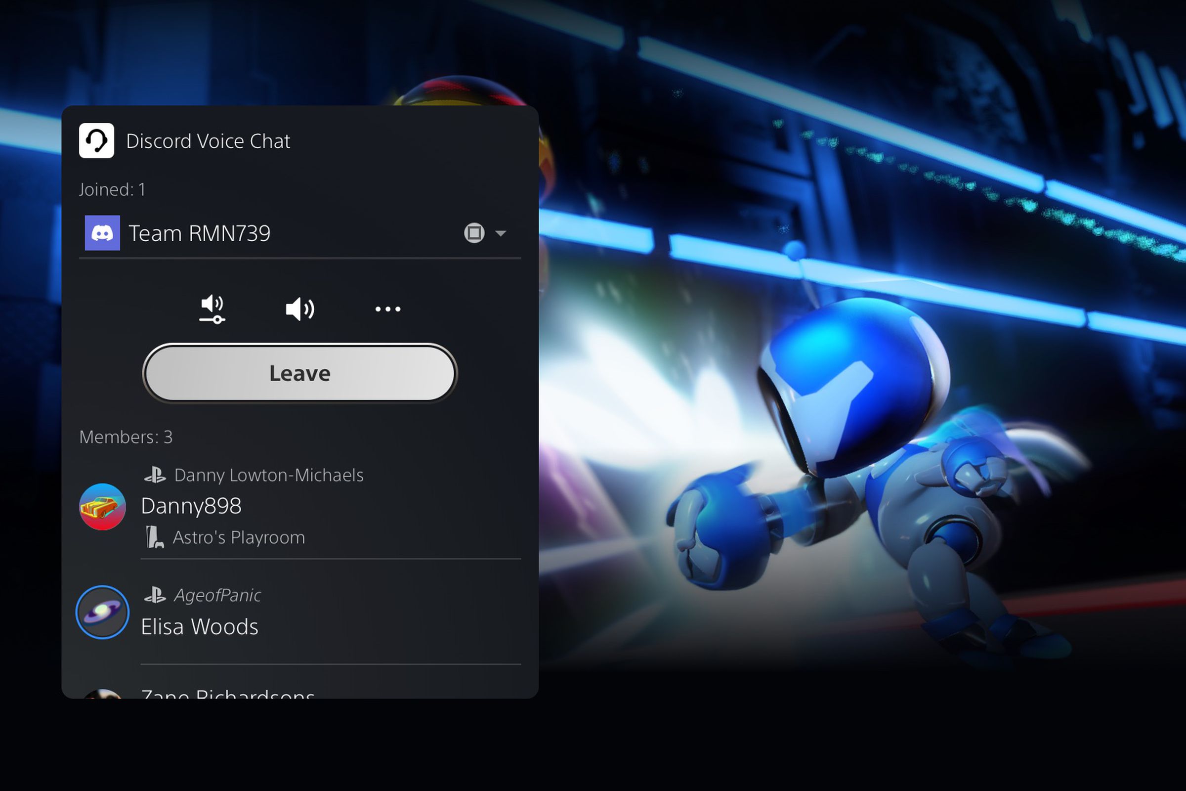 Discord integration for PS5.