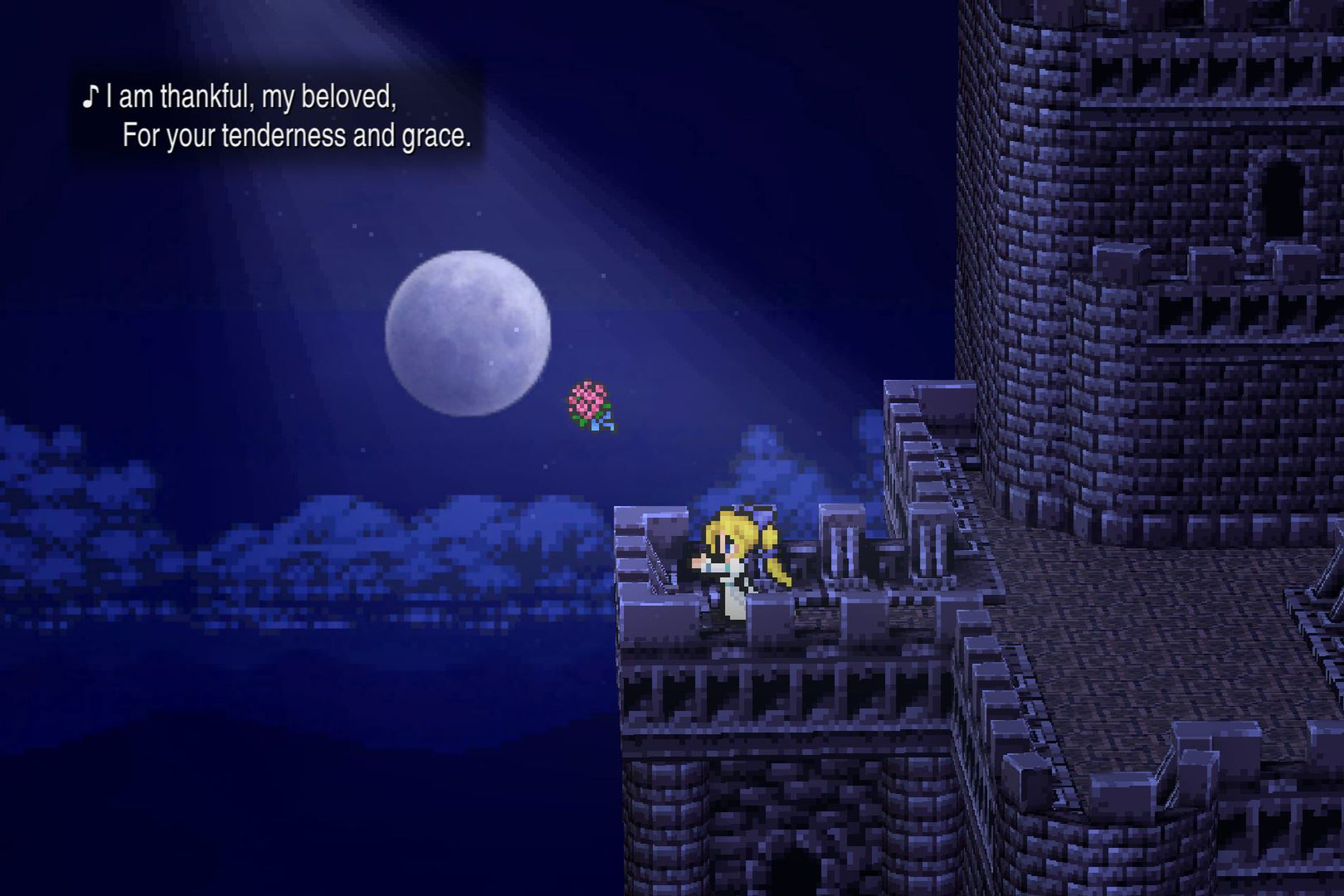 A screenshot from the video game Final Fantasy VI.