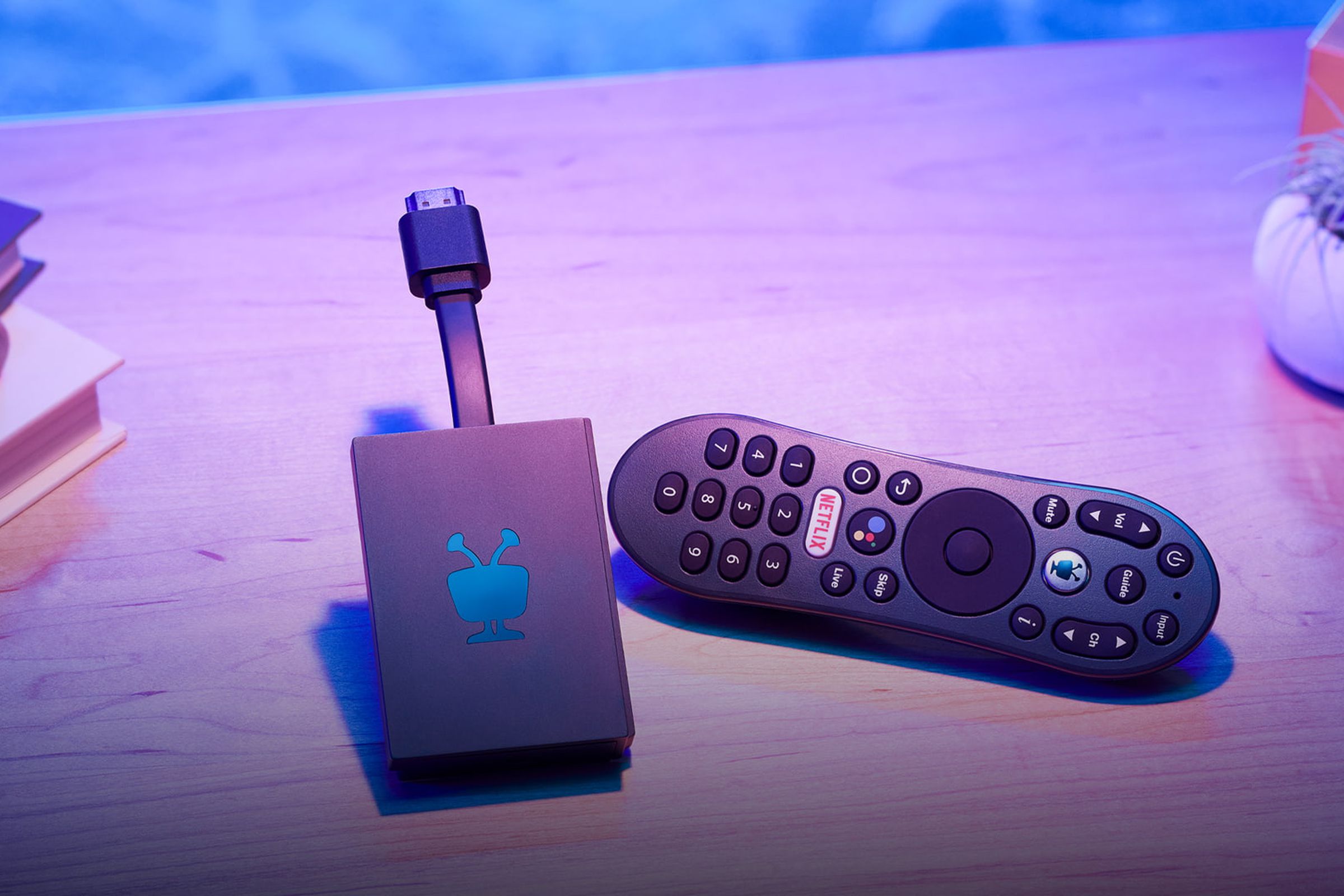 TiVo’s Stream 4K is an HDMI dongle that plugs into the back of your TV.