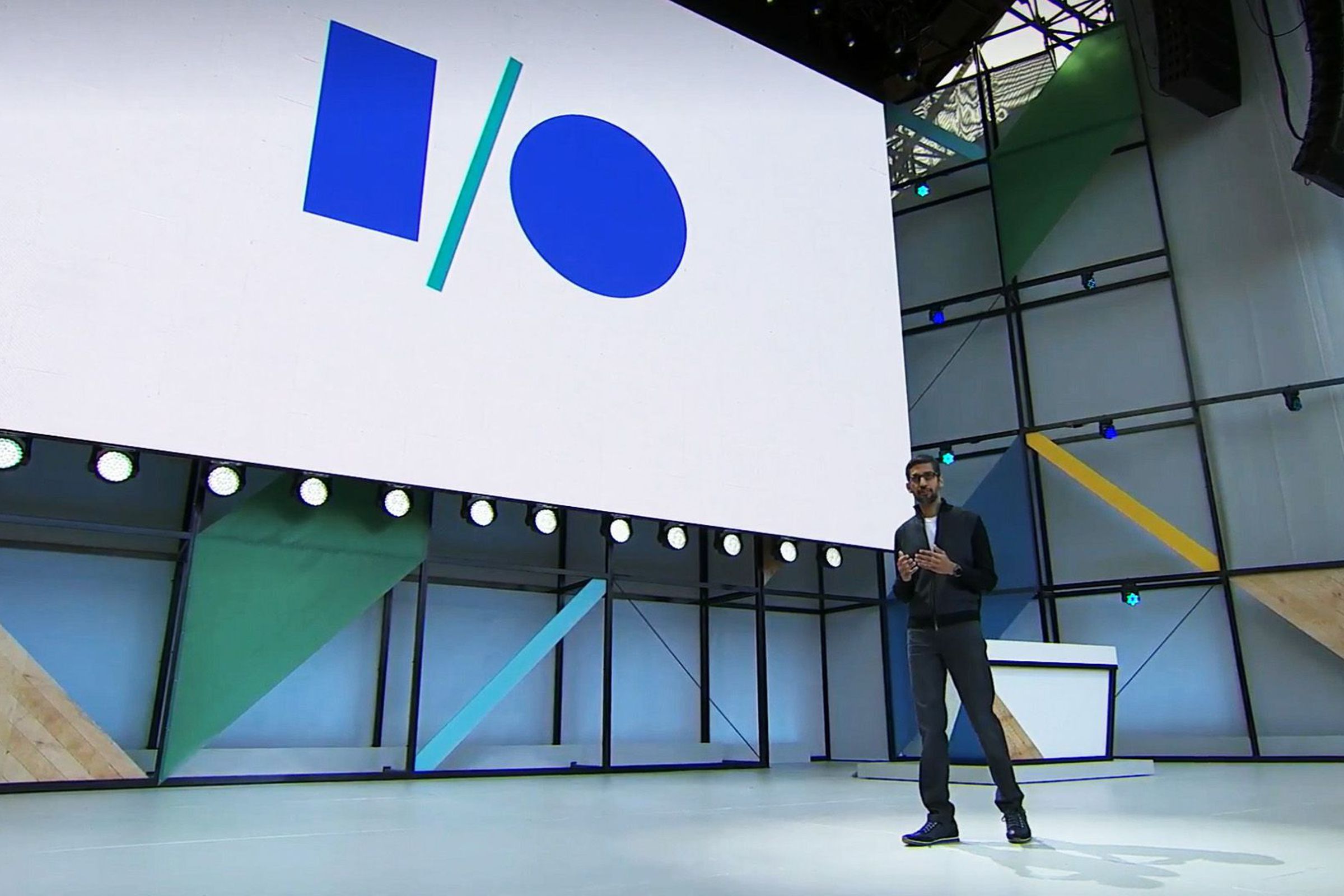 Sundar Pichai at Google I/O 2017