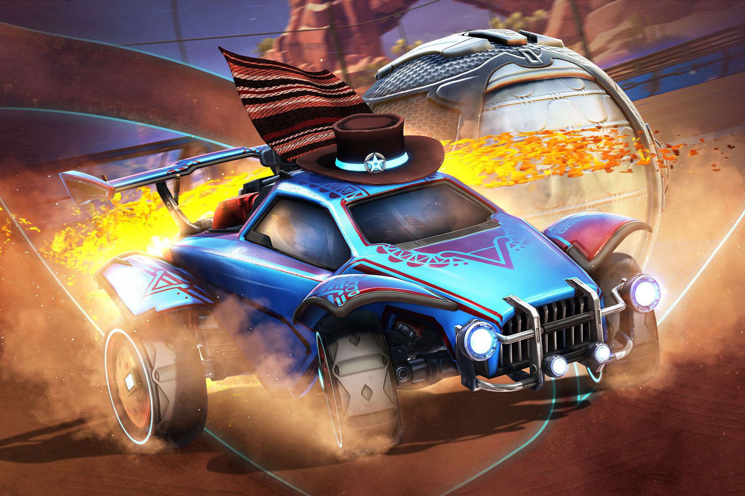 A new car available in Rocket League’s fourth season.
