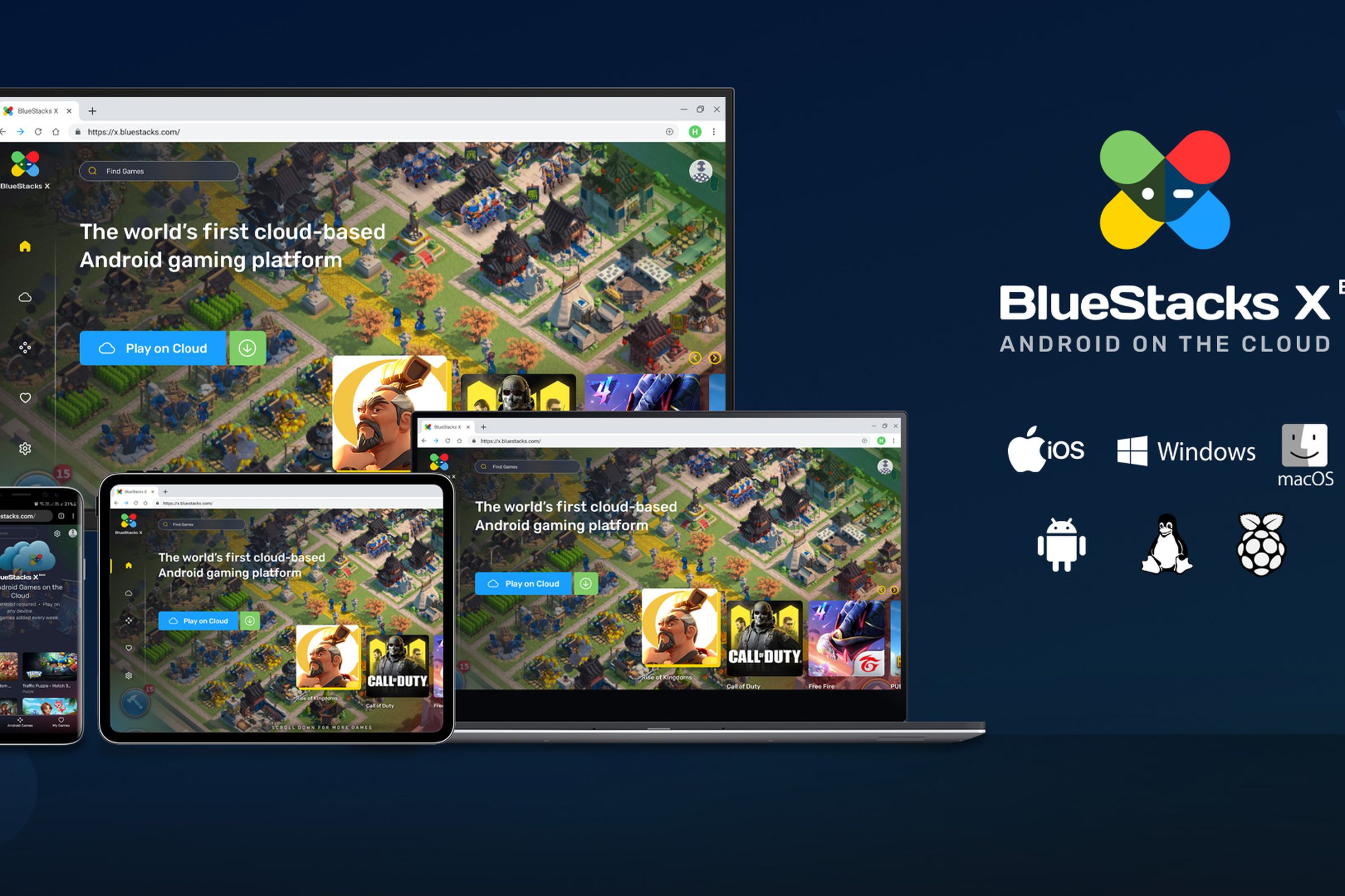 Bluestacks X brings Android games to the browser.