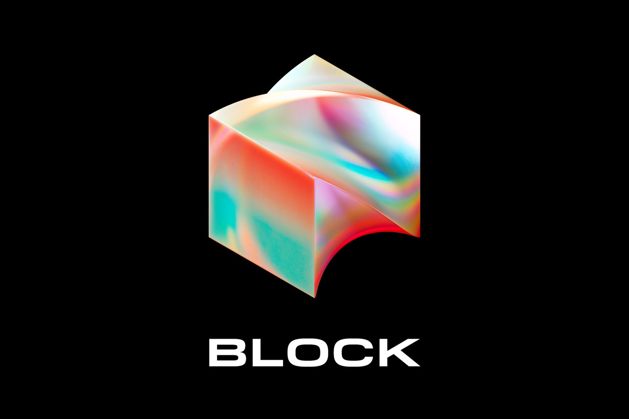 A cube-like block is in the middle of the image above the text “Block”