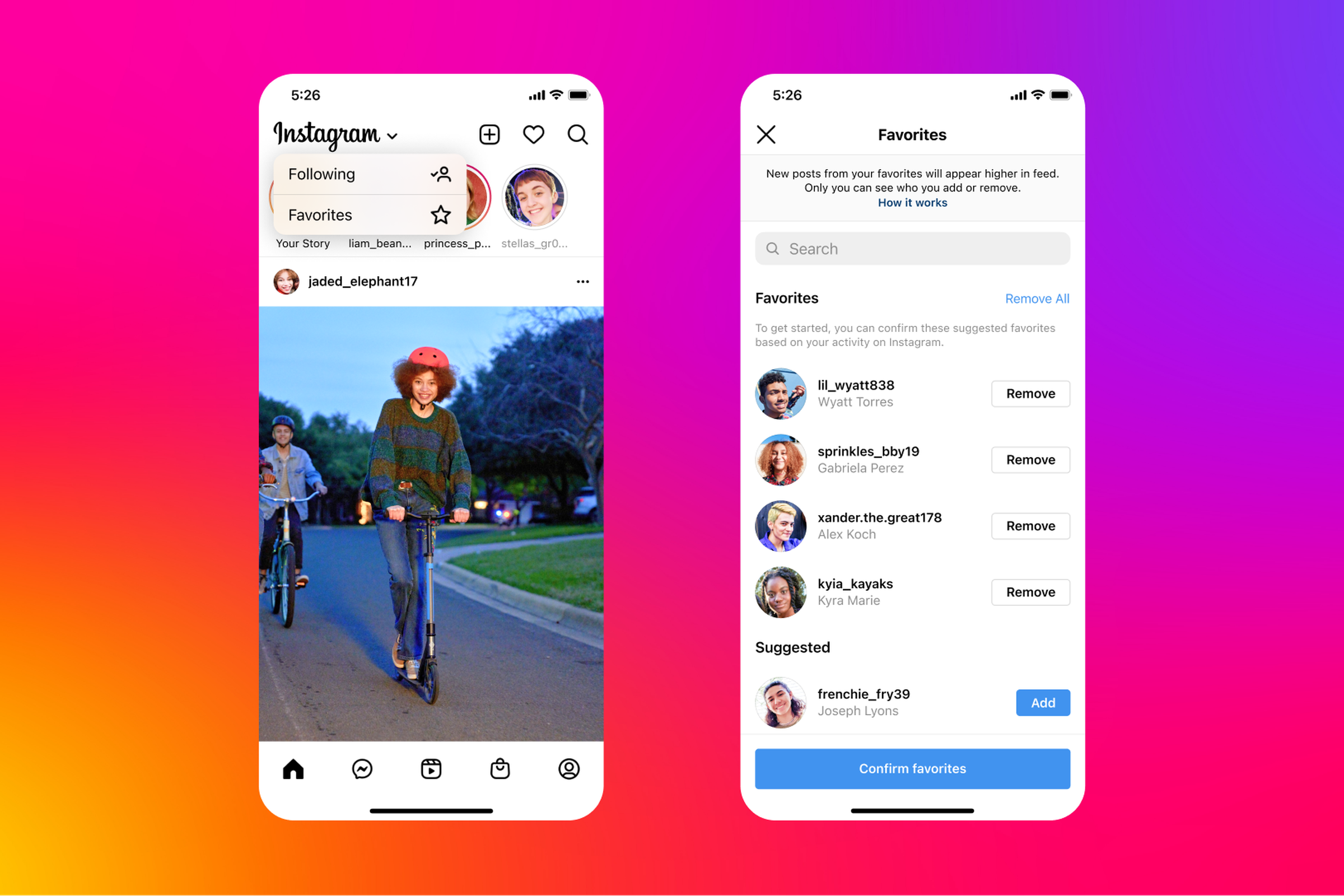 Instagram says it’s giving users more control over their feeds.