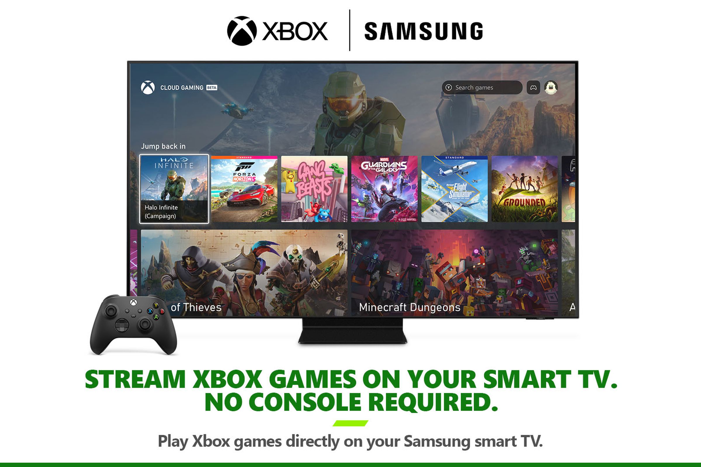 Xbox Cloud Gaming is coming to older Samsung 2021 smart TVs