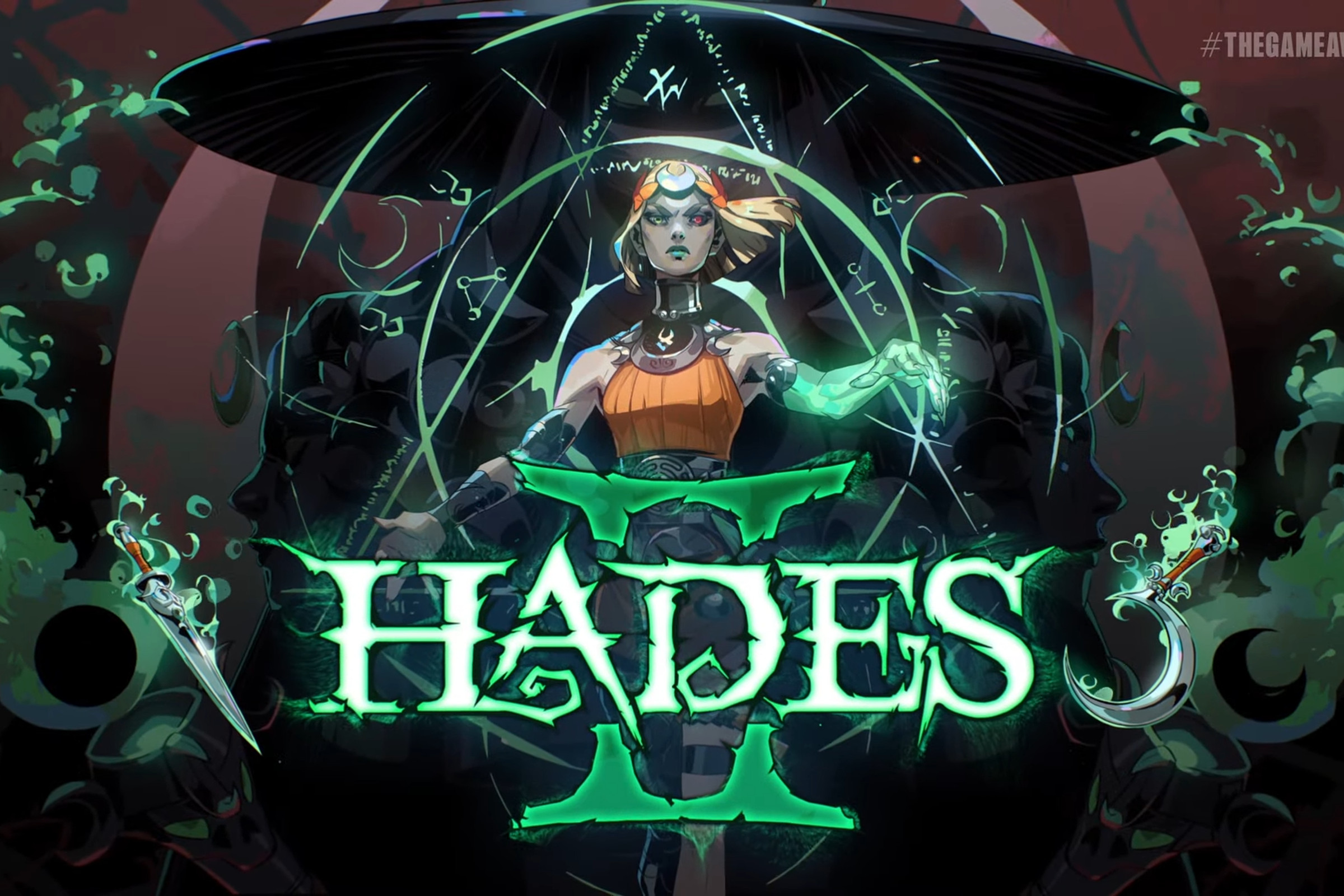 A screenshot from the first trailer for Hades II.