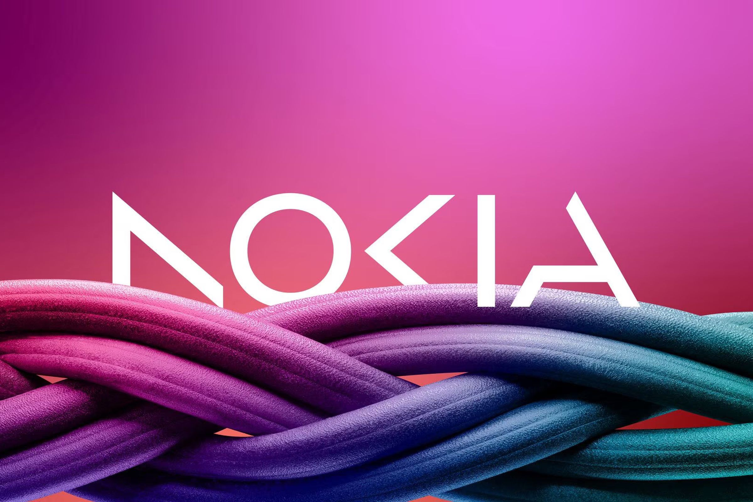 An image of the new Nokia logo, which uses more angular styling than the original. 