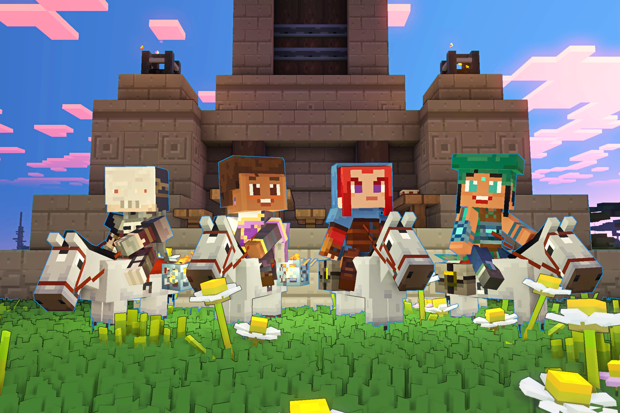 A screenshot of the video game Minecraft Legends.