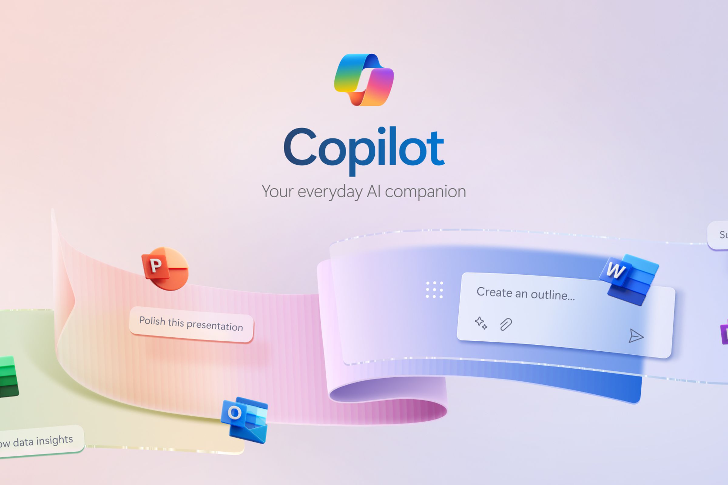 A colorful illustration of Microsoft’s Copilot AI assistant