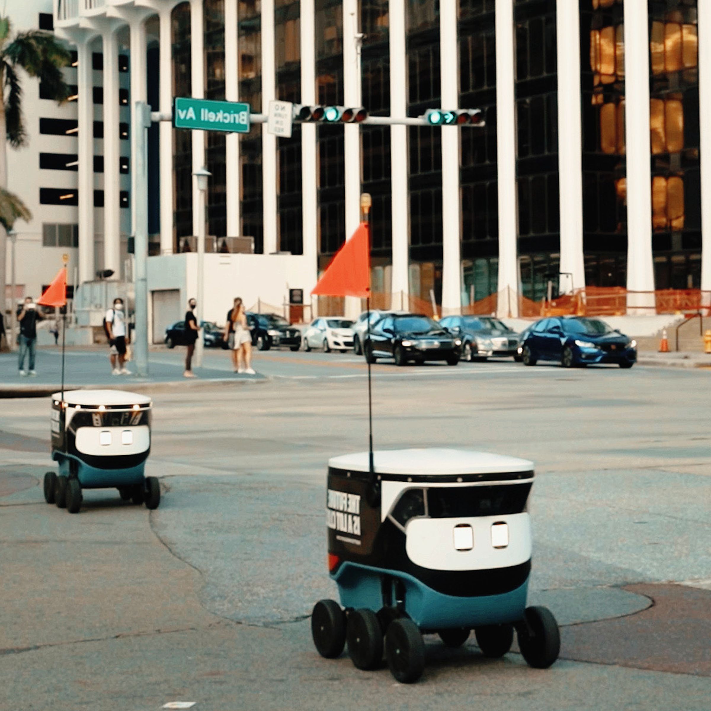 Uber Eats sidewalk robots