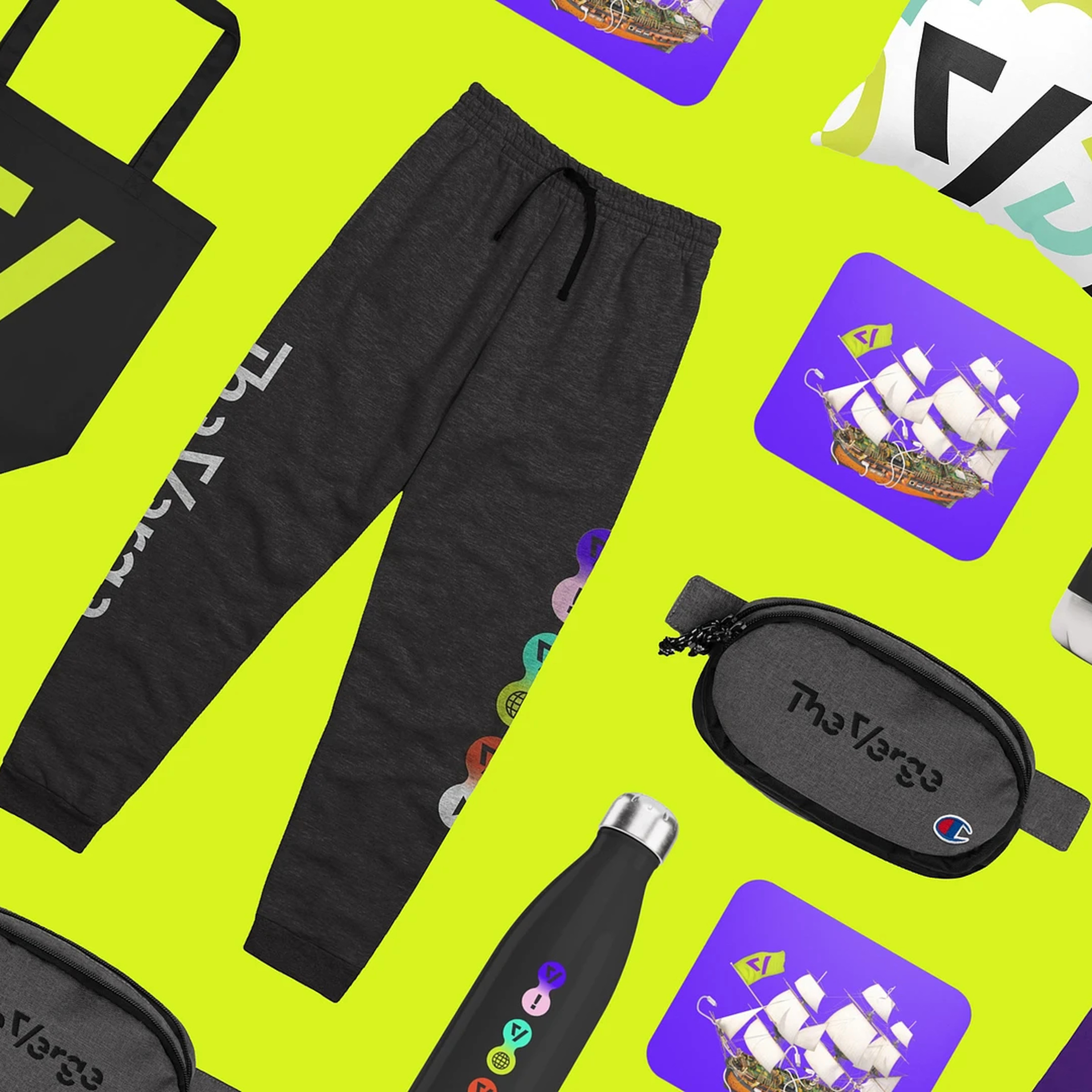 Merch from The Verge