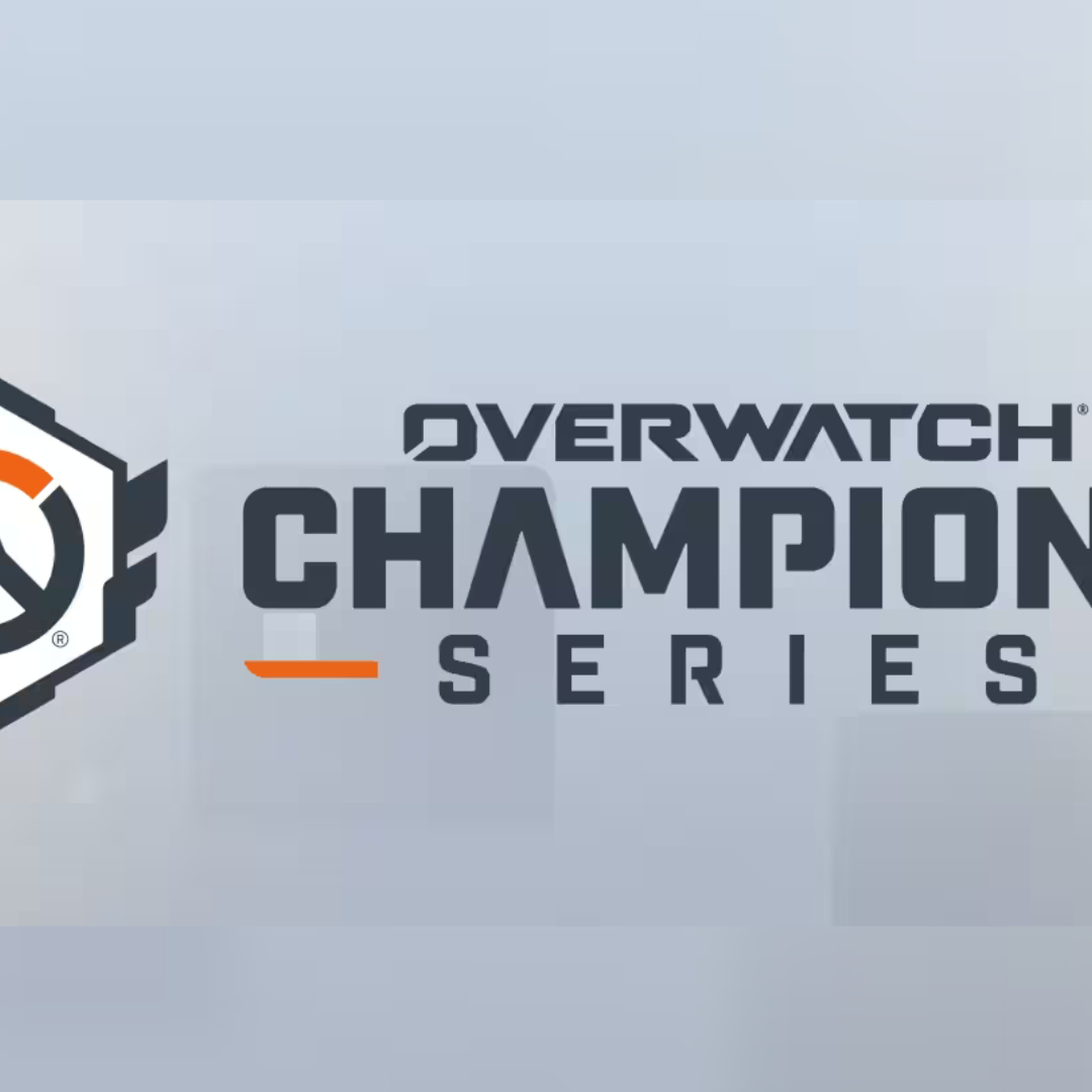 Graphic with text that reads “Overwatch Champions Series”