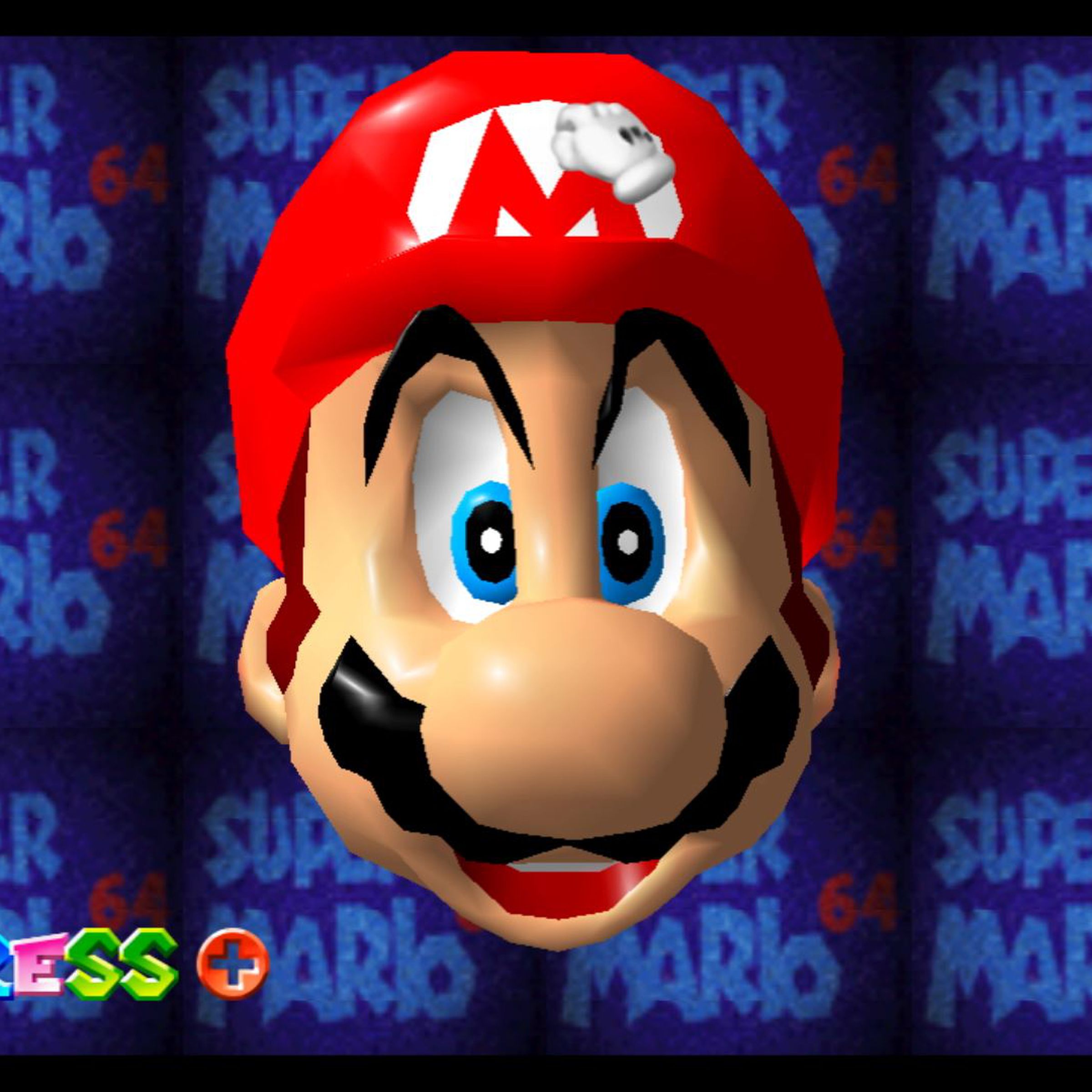 A screenshot from the video game Super Mario 64.
