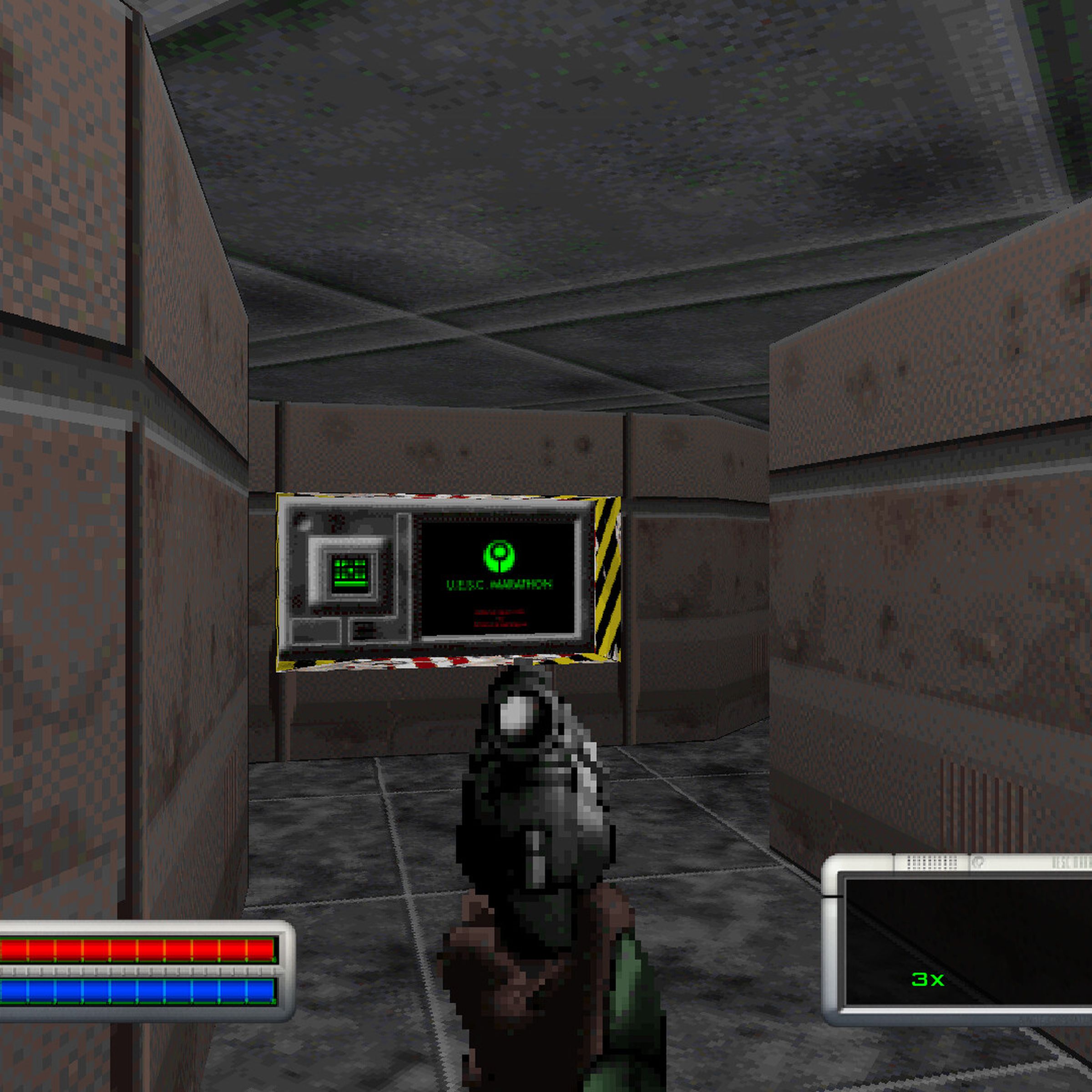 A screenshot from the video game Marathon.