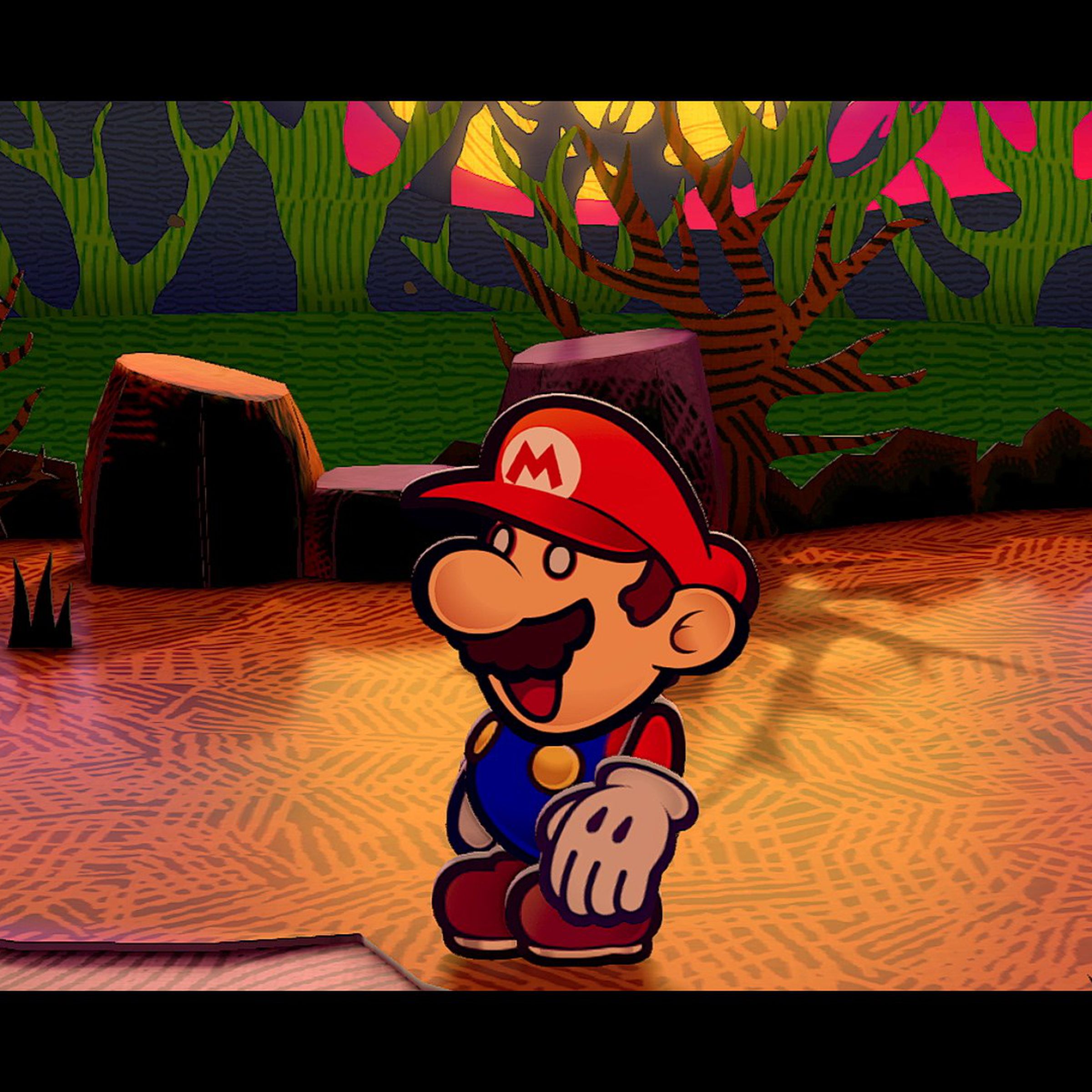 A screenshot from Paper Mario: The Thousand-year Door.