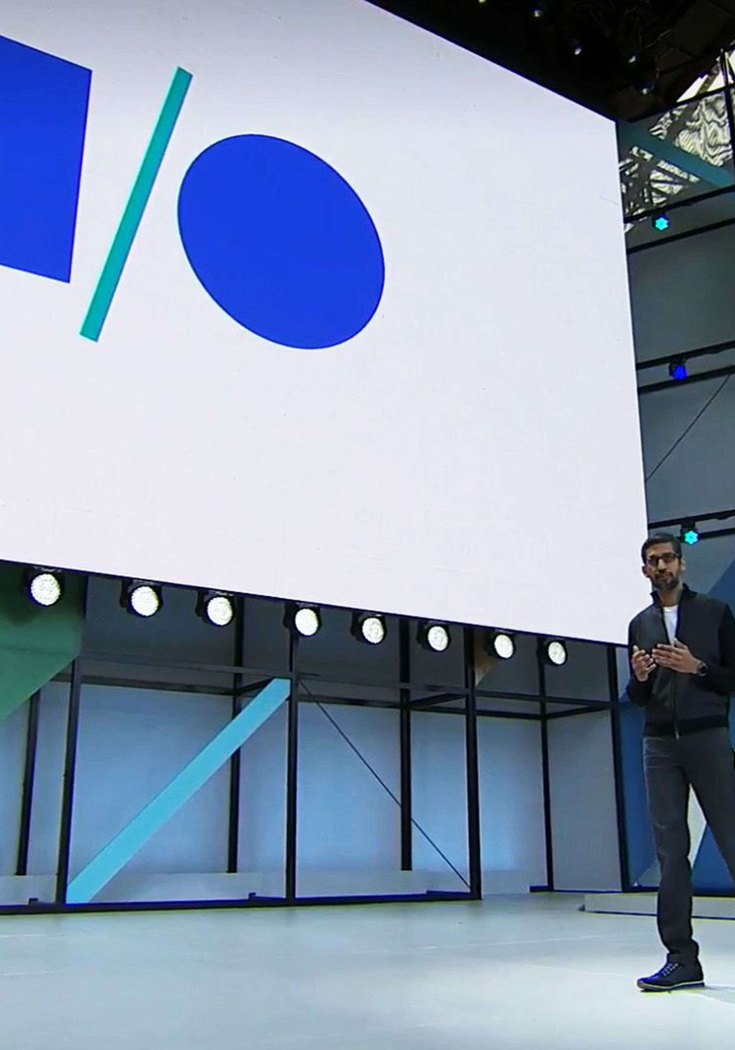 Sundar Pichai at Google I/O 2017