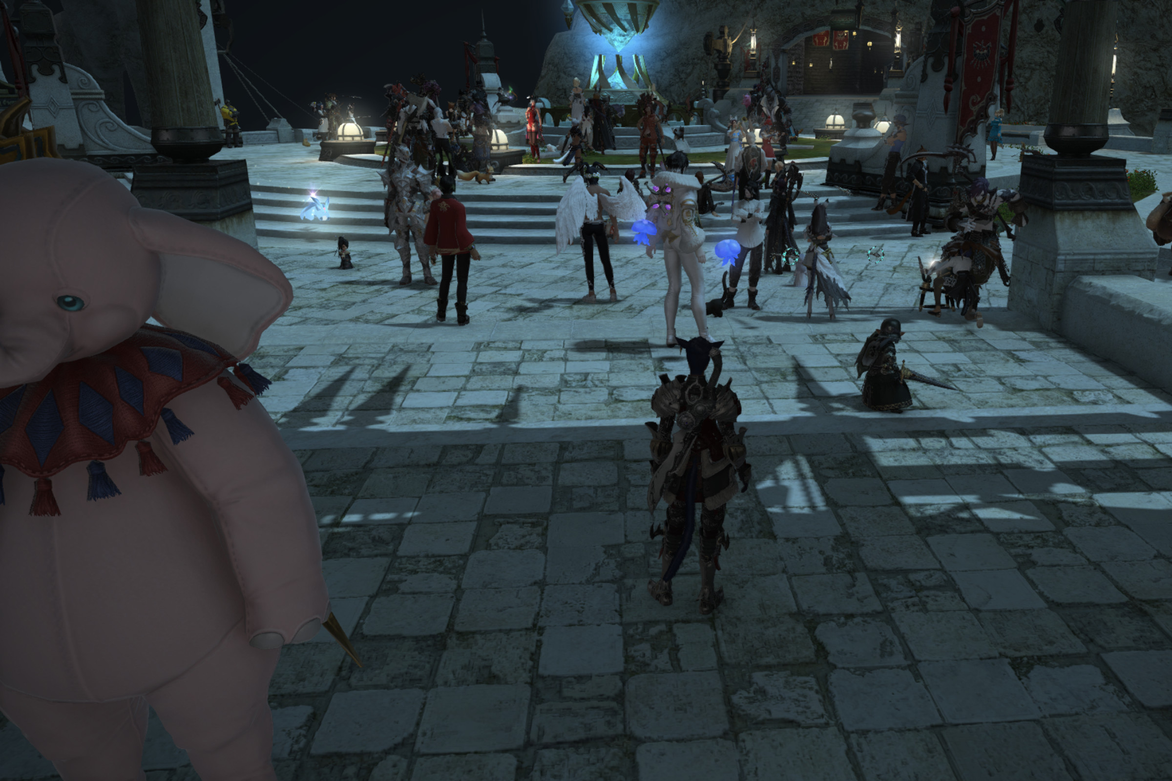 No, dancing in Limsa Lominsa will not save you from auto timeout.