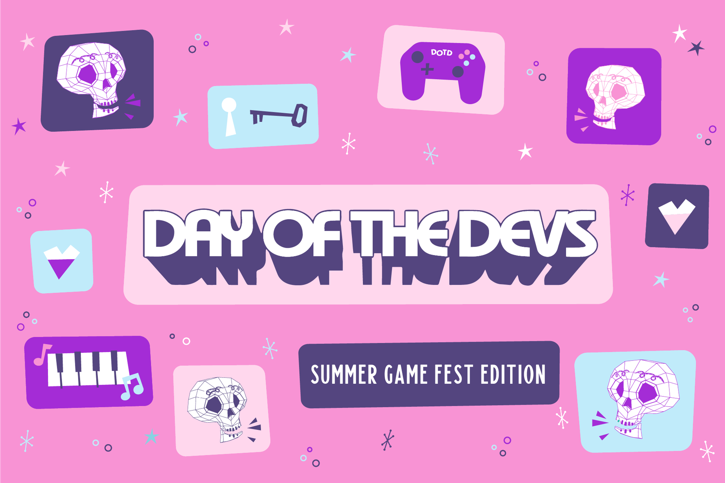 Graphic for Day of the Devs Summer Game Fest 2024 edition