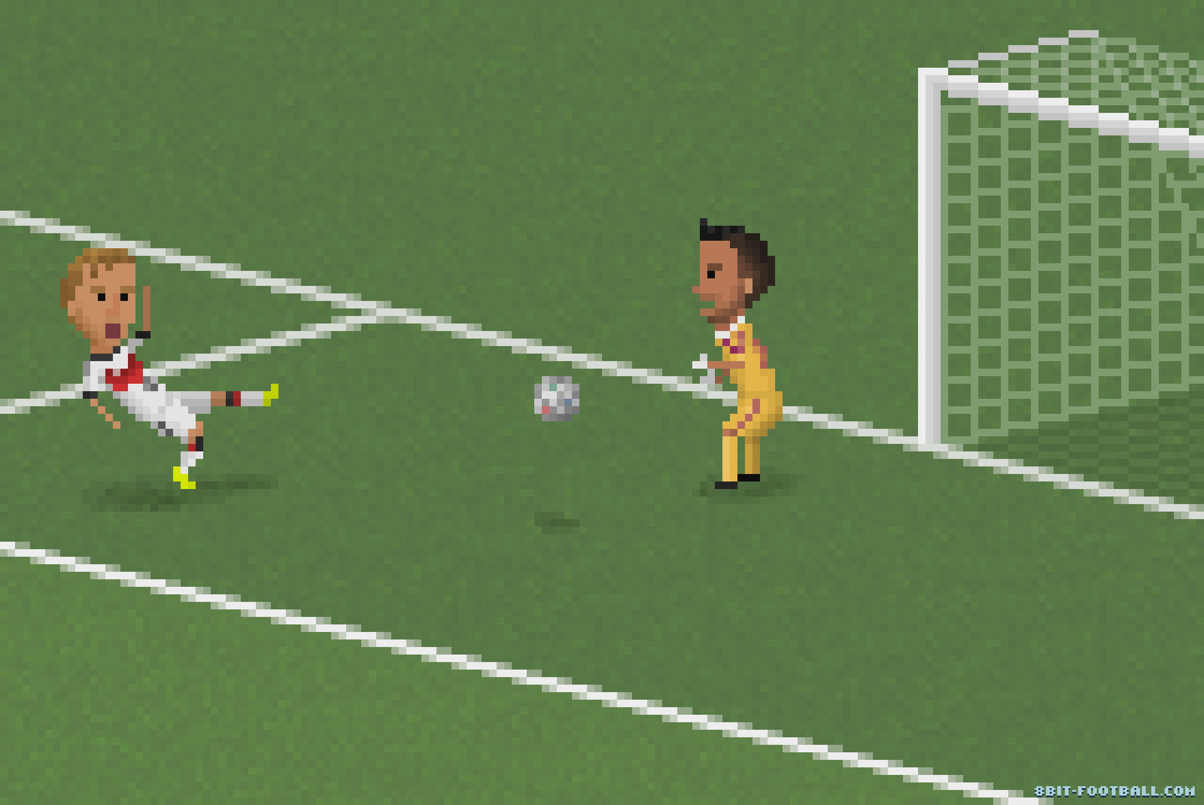 The World Cup's biggest moments in 8-bit art