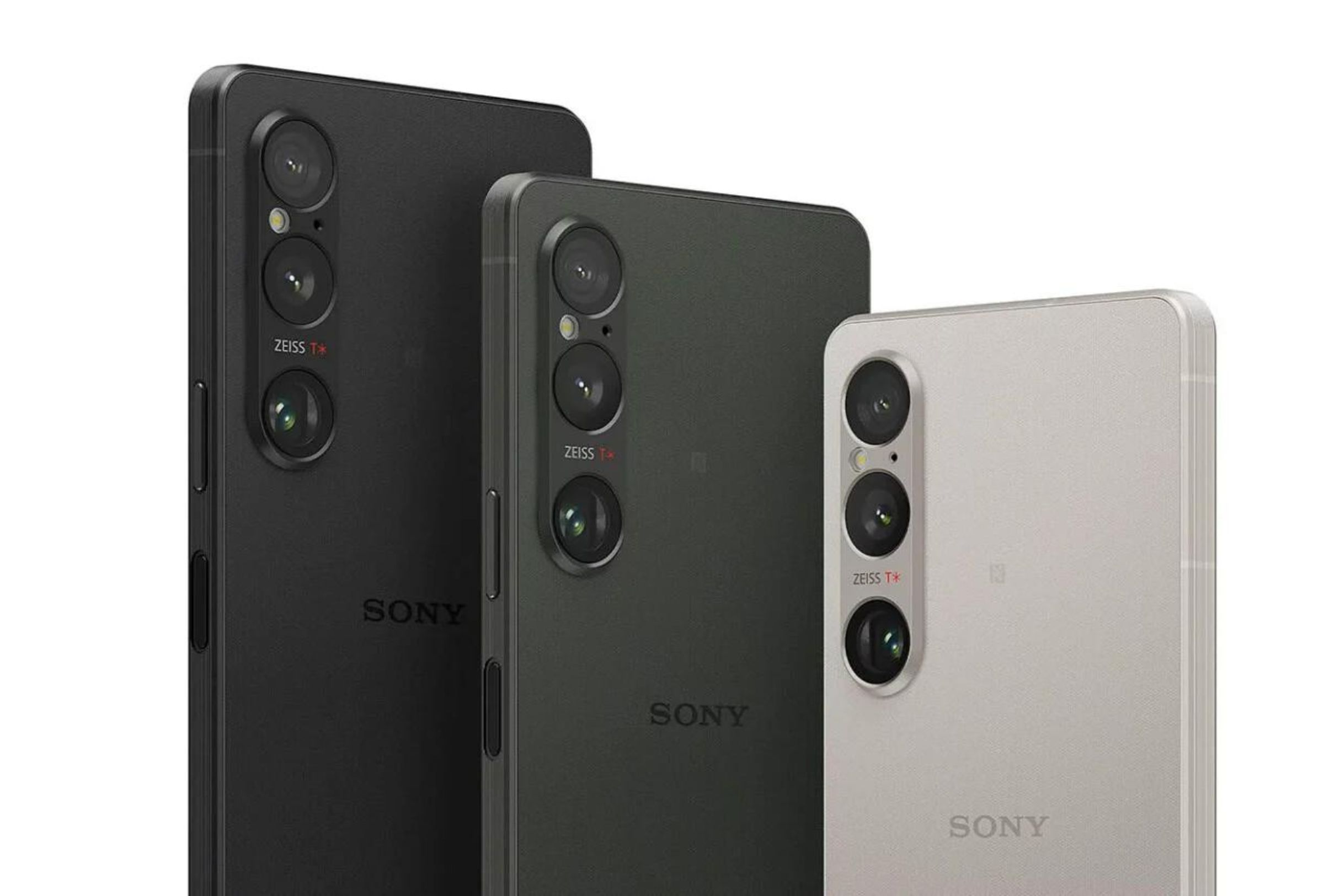 All three colors of the Xperia 1 VI.