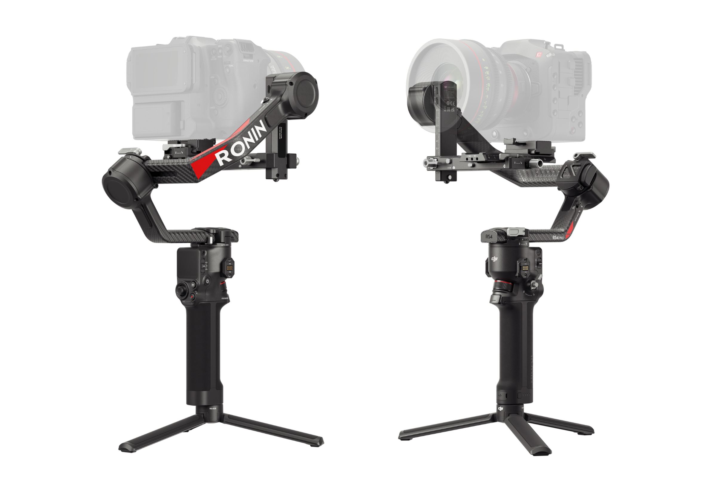 The DJI RS 4 Pro against a white background.