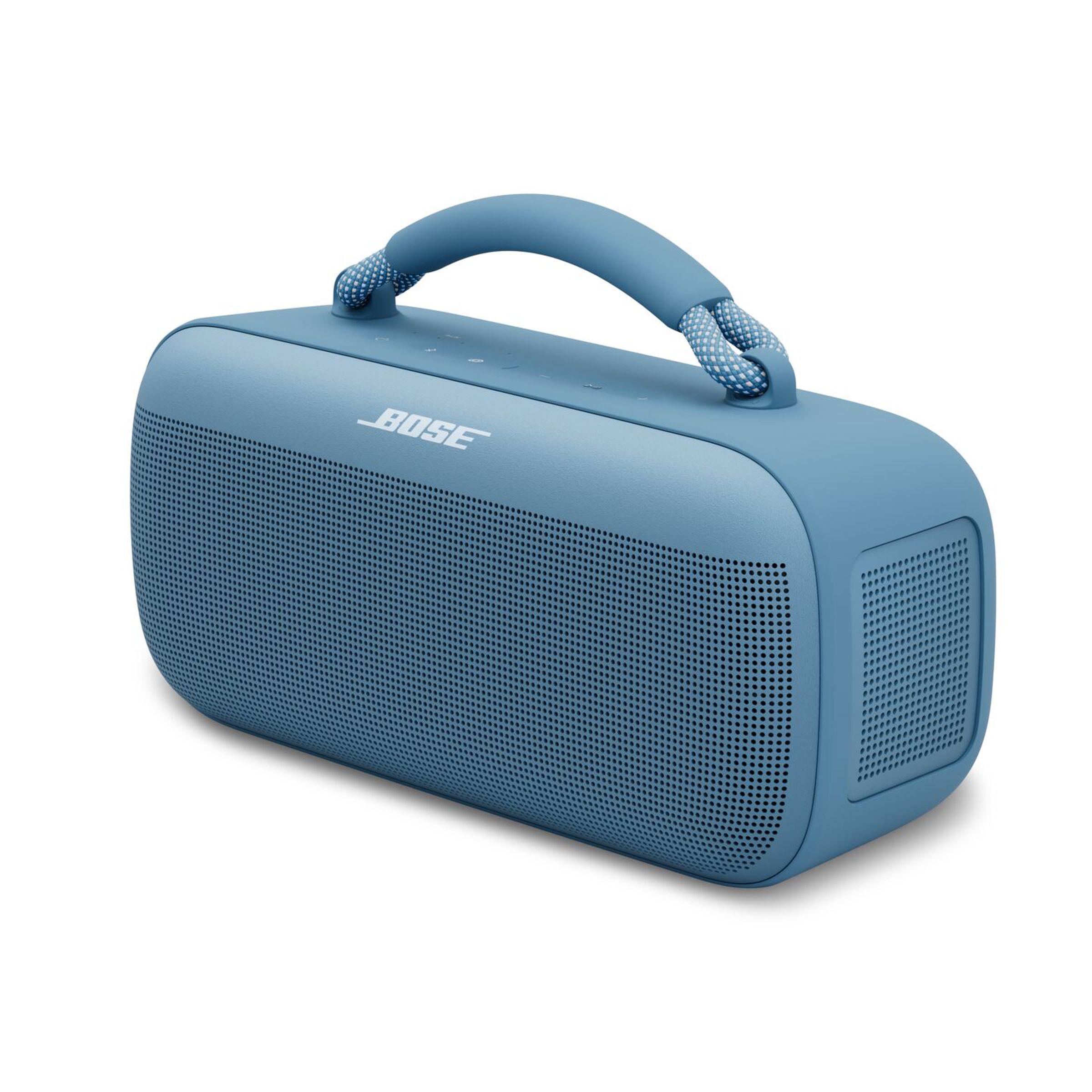 A marketing image of Bose’s SoundLink Max portable speaker.