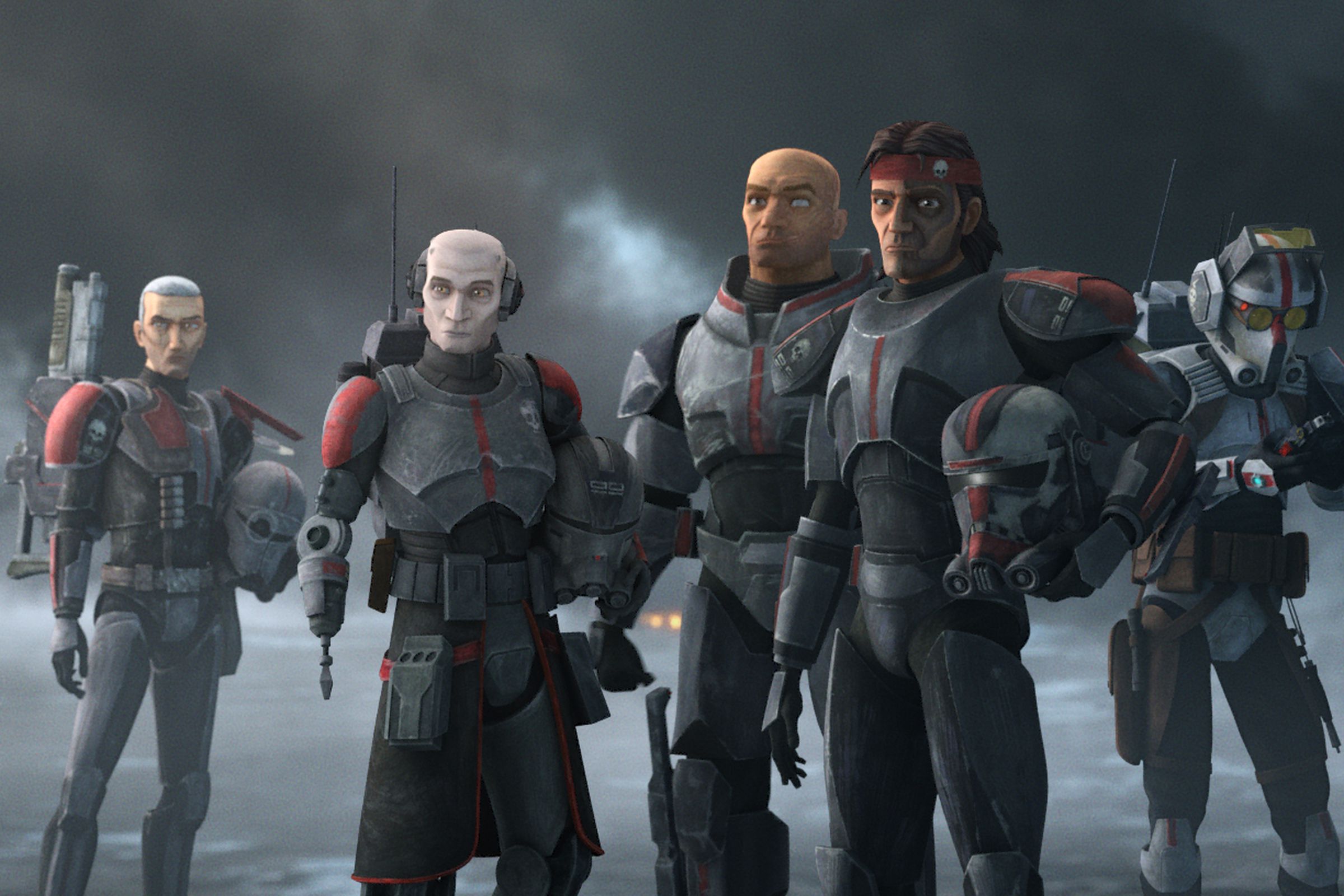 An image showing the members of Clone Force 99