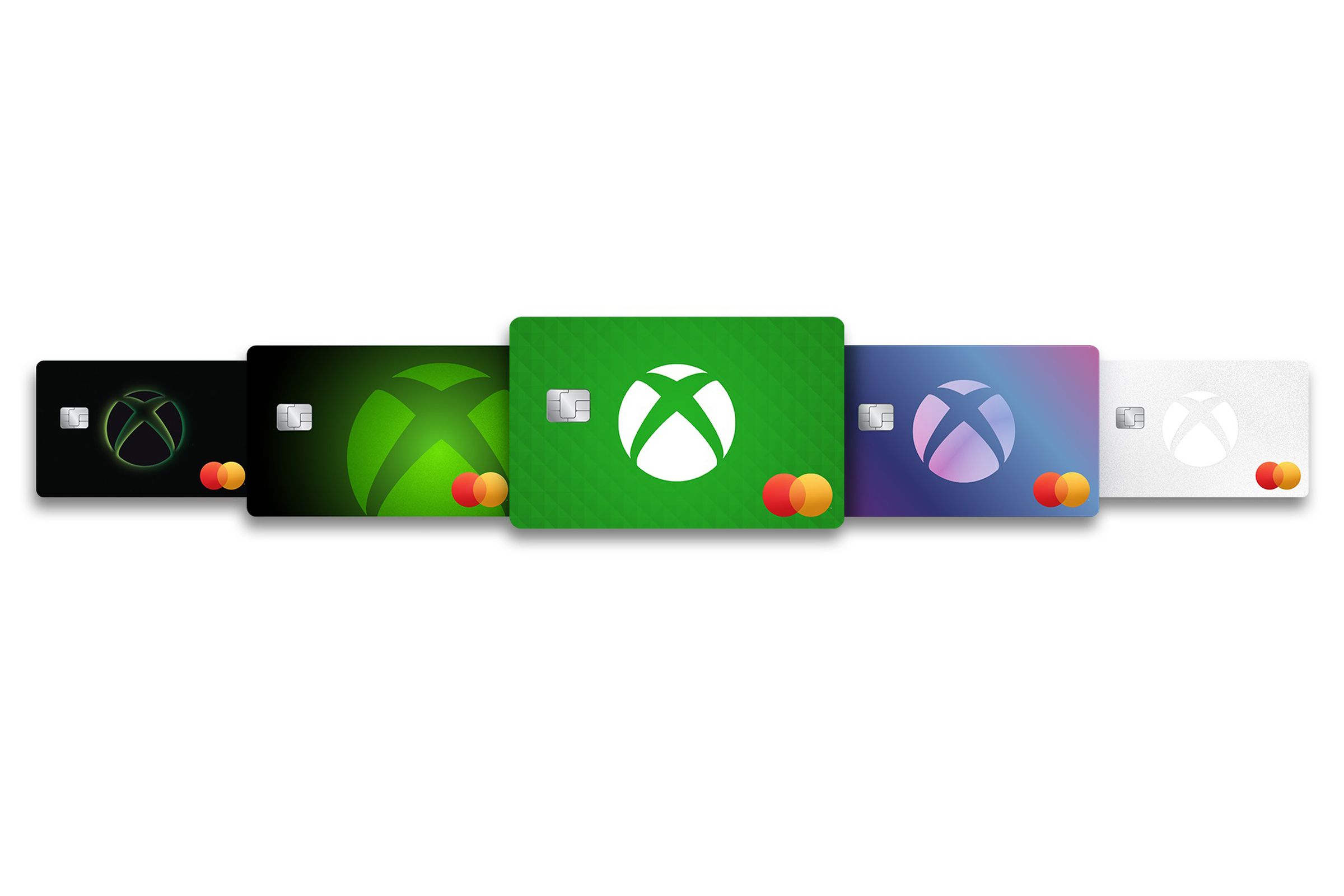 A selection of Xbox Mastercard options