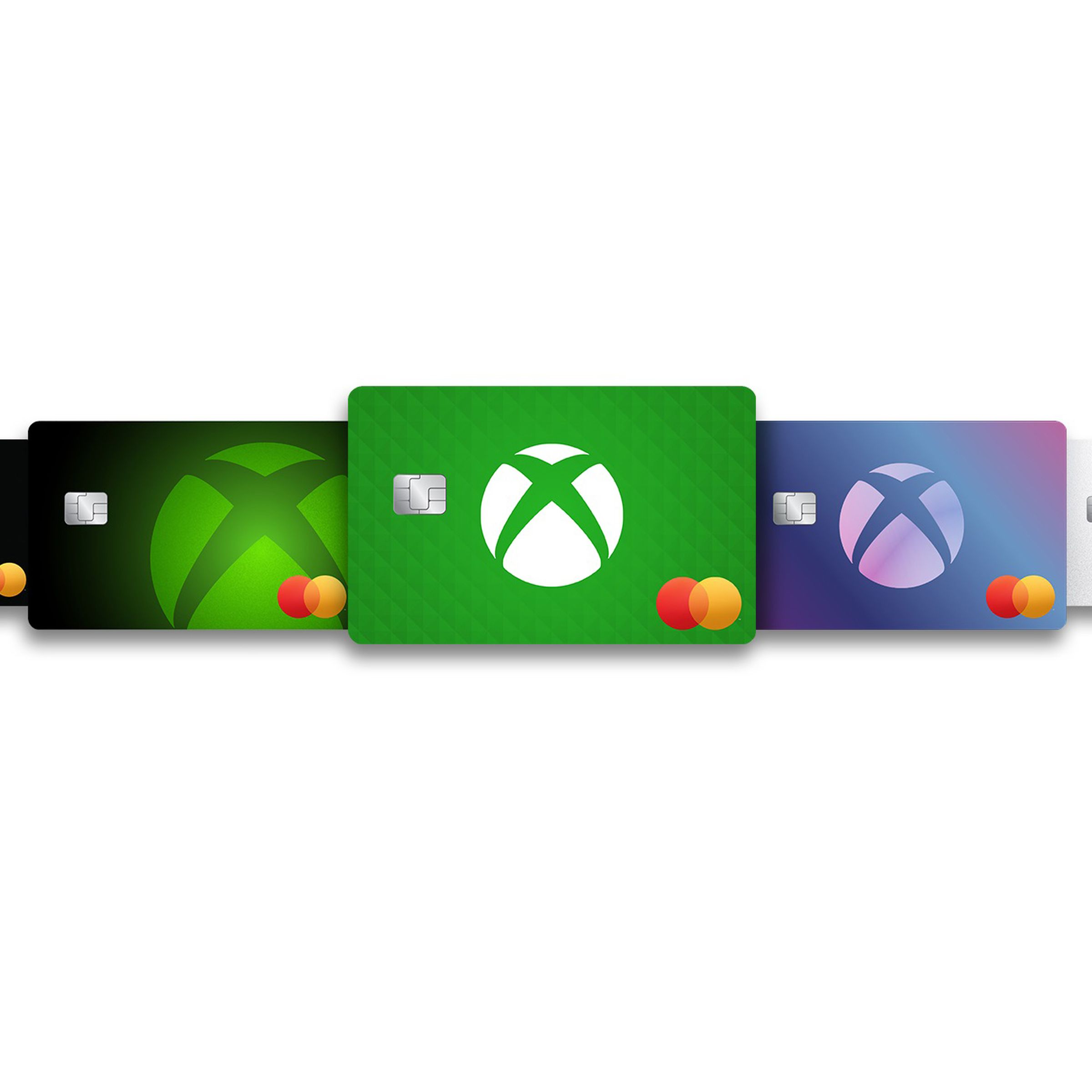 A selection of Xbox Mastercard options