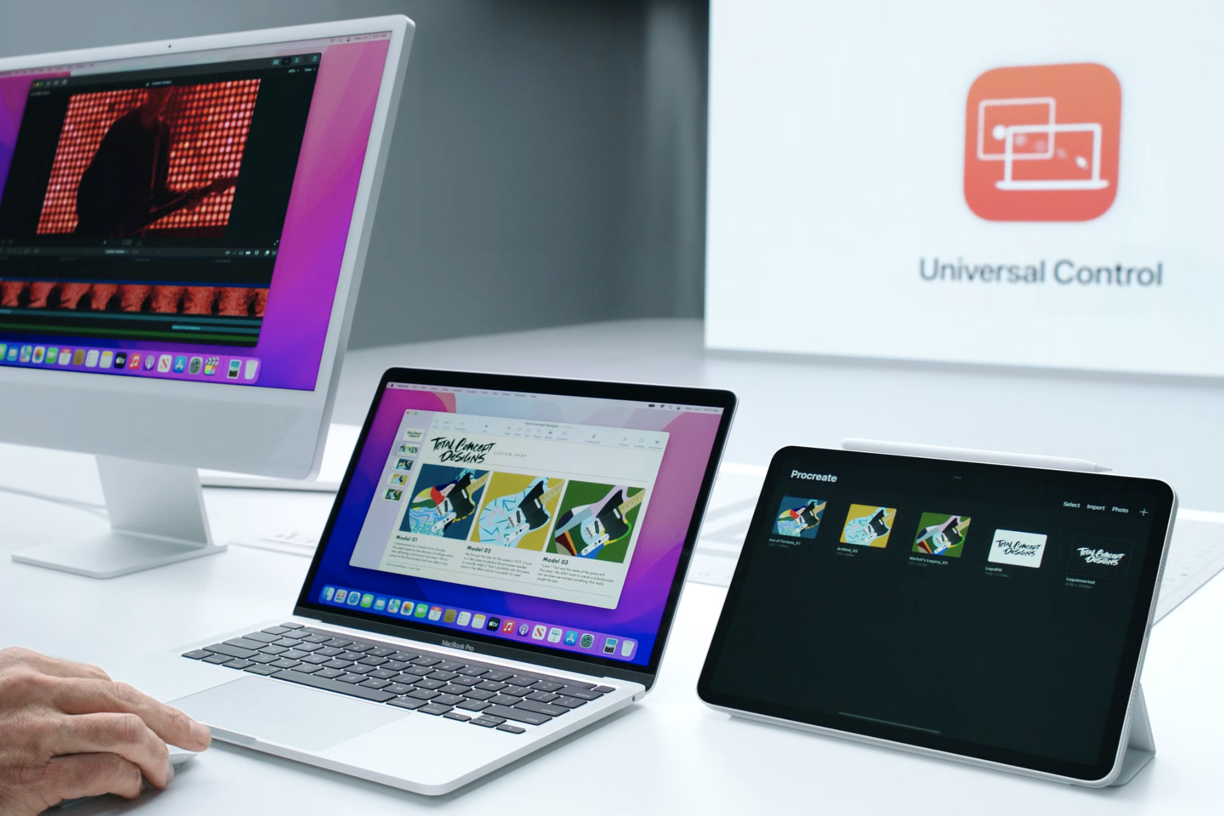 Universal Control links multiple Macs and iPads together under a single mouse and keyboard.