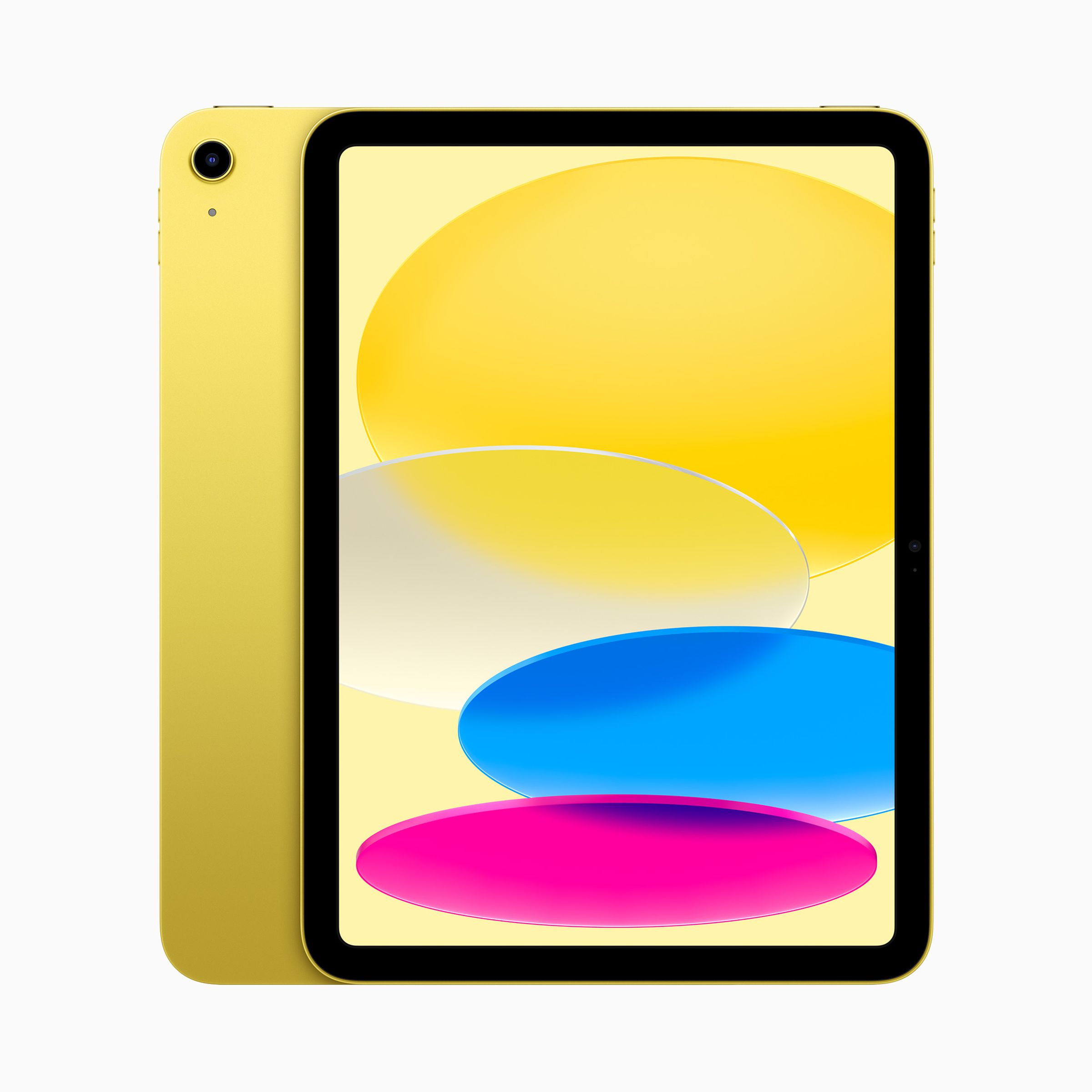 The yellow iPad color.