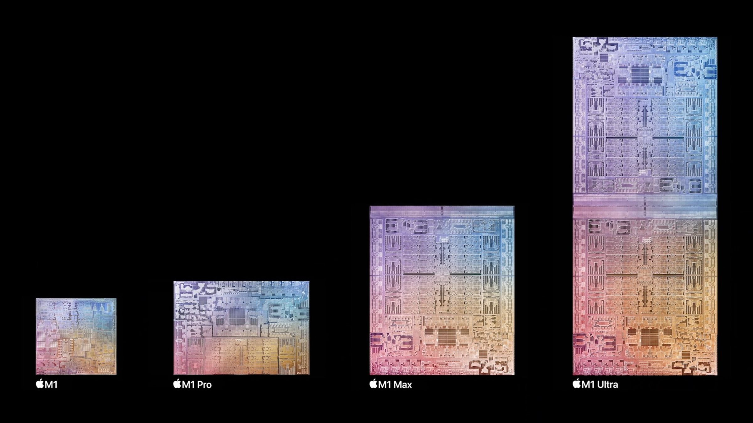 Apple now has four chips in its M1 lineup.