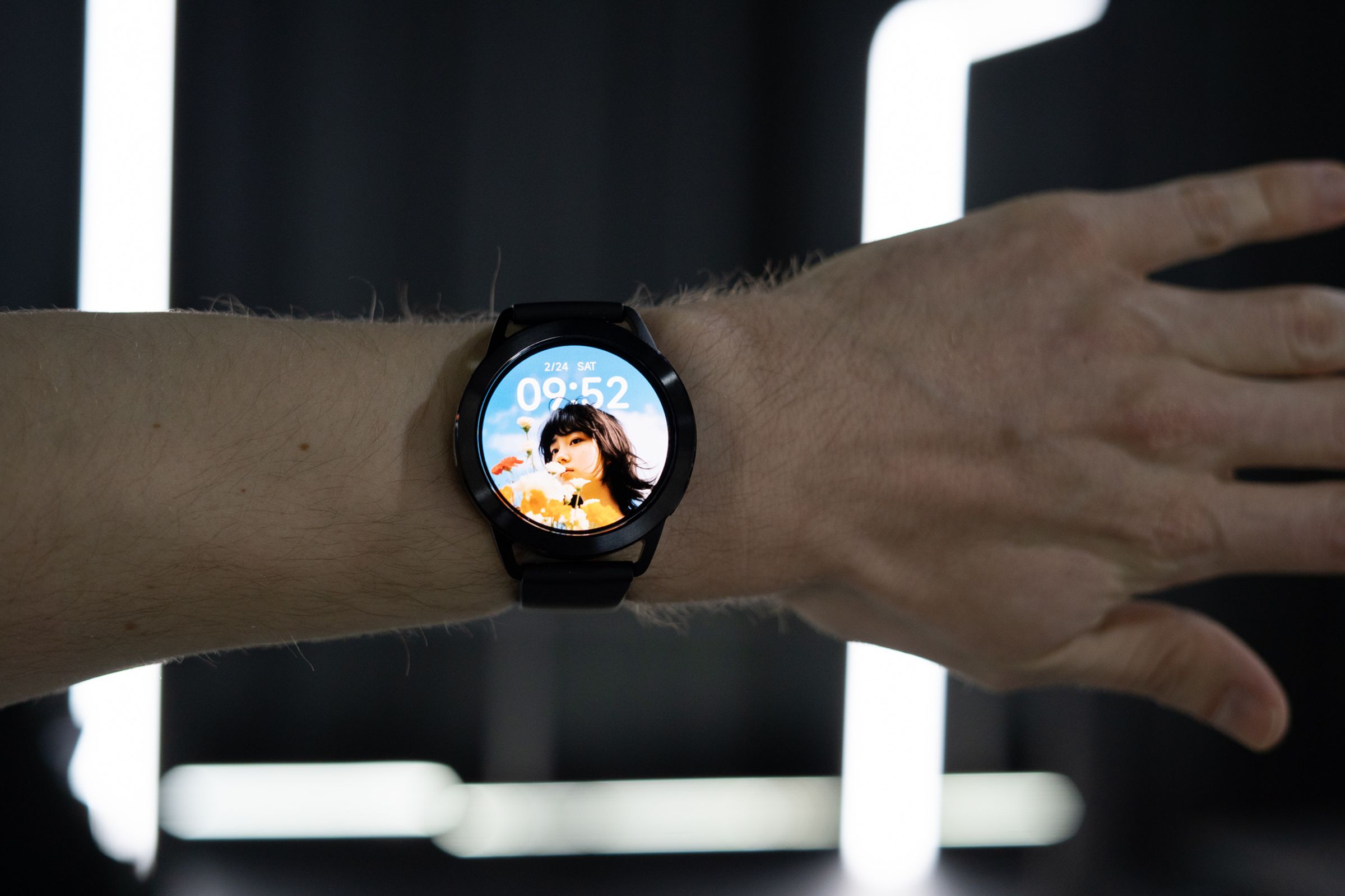 Black Xiaomi S3 Watch on wrist.