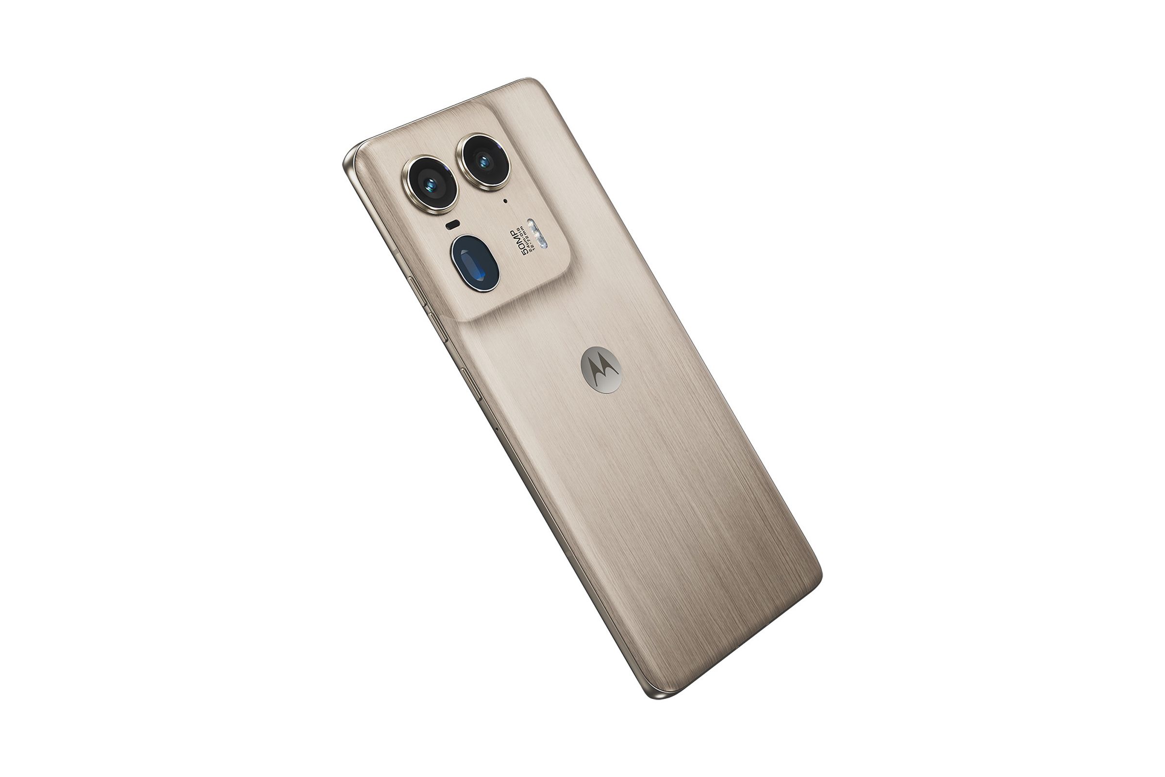 Nordic wood Motorola phone rendering showing back panel.