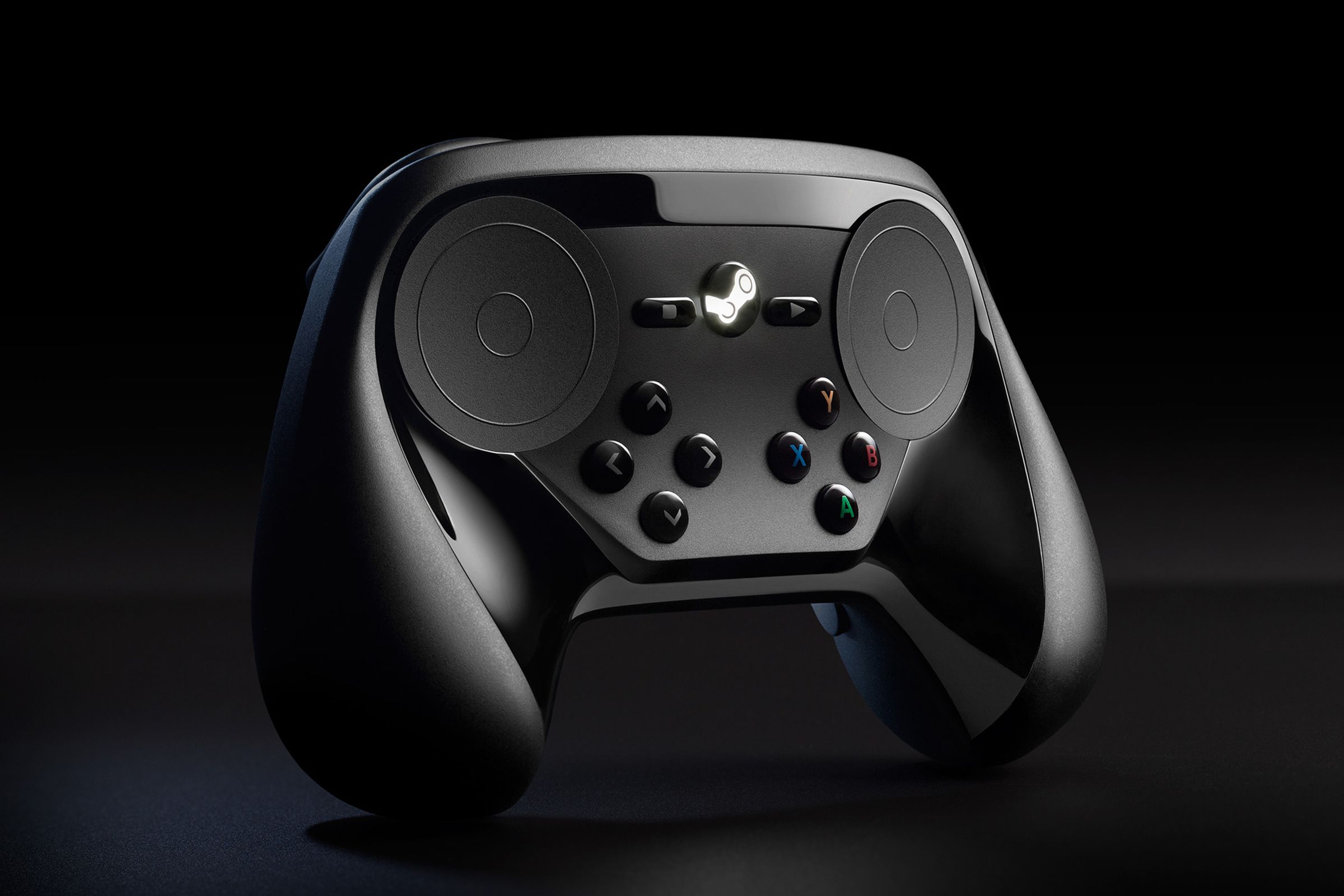 An early version of the Steam Controller.