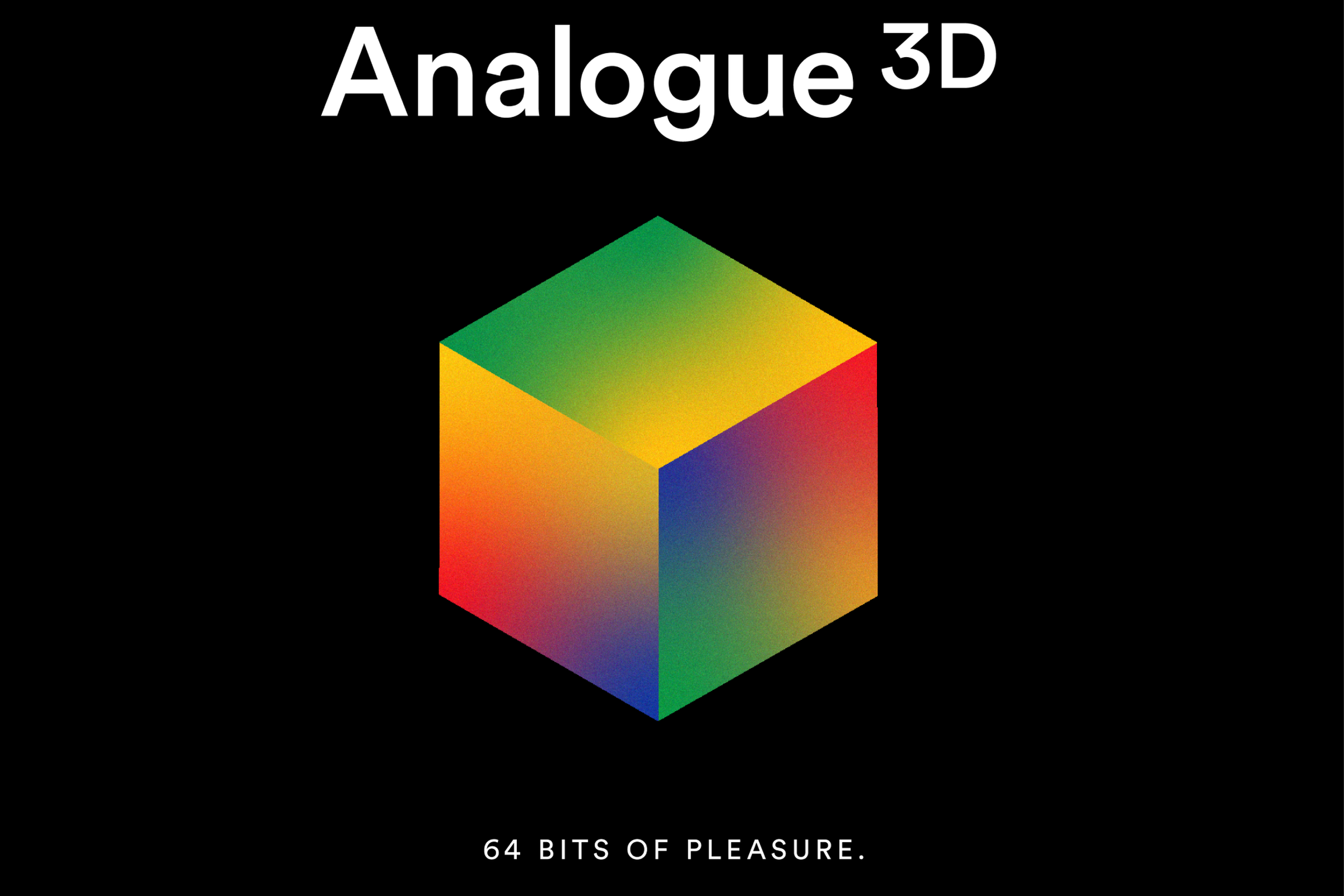The logo for the Analogue 3D game console.