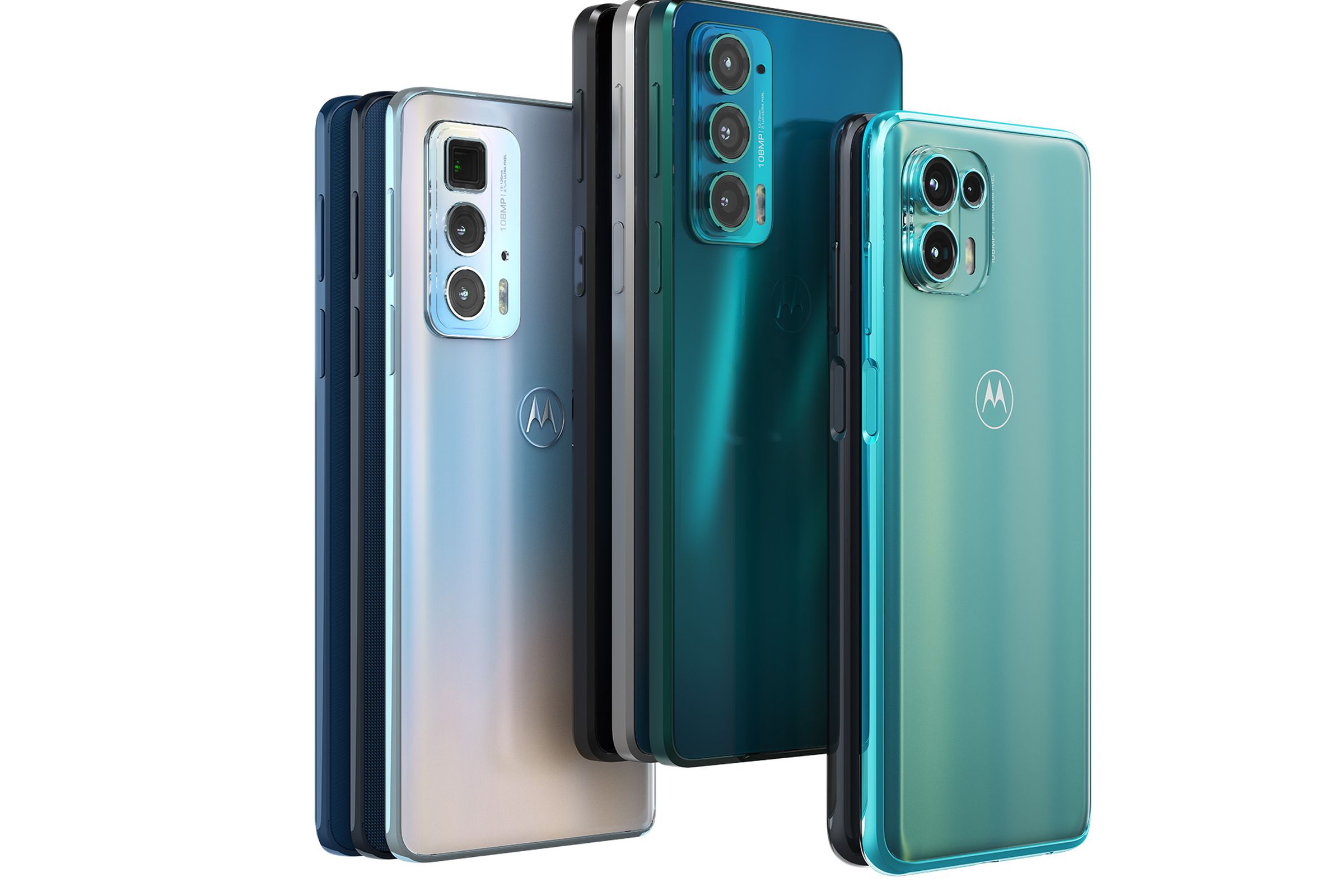 The Motorola Edge 20 Pro, Edge 20, and Edge 20 Lite all support 5G and come with a 6.7-inch OLED.