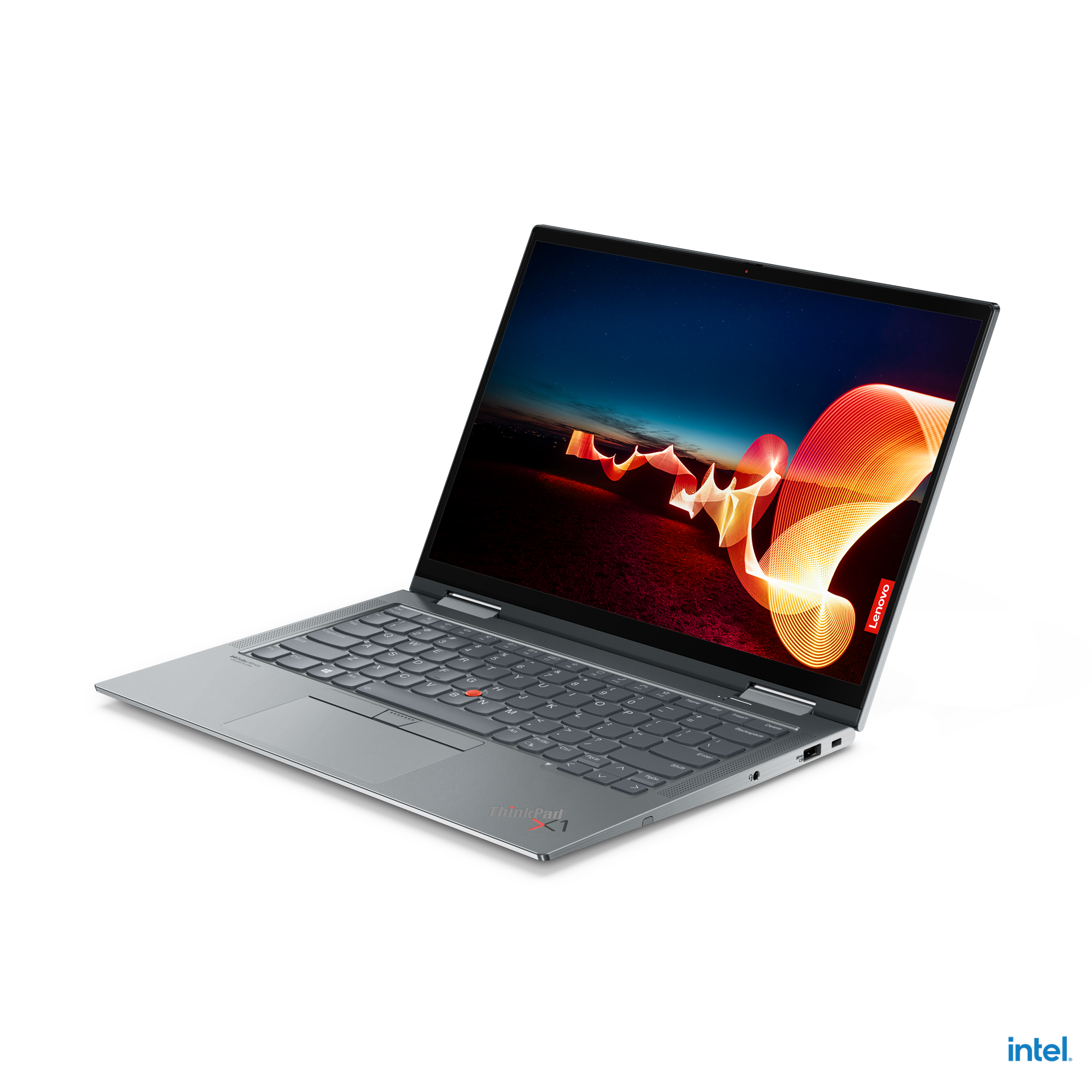 The X1 Yoga Gen 6 angled to the left side.