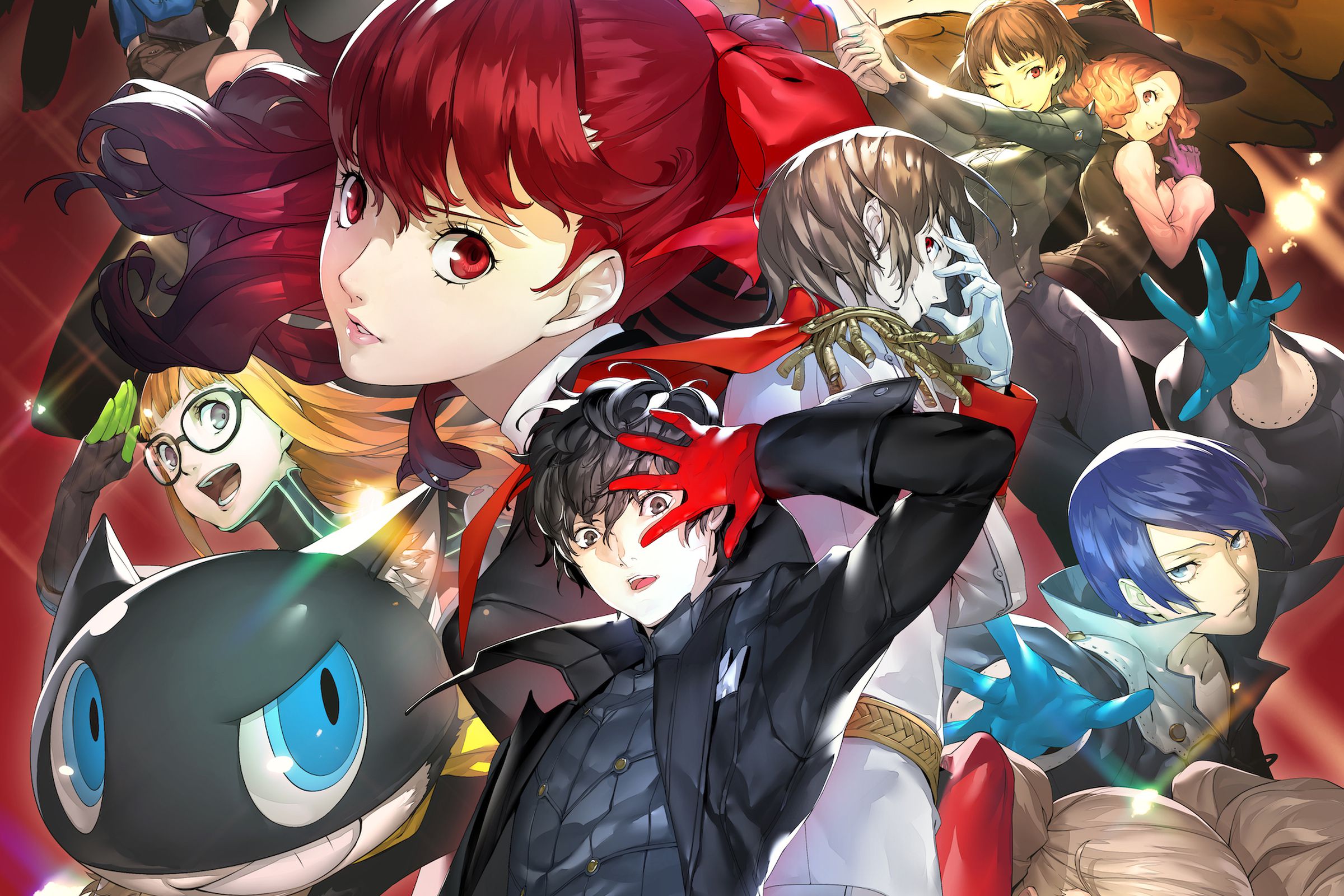 An illustration of characters from Persona 5 Royal.