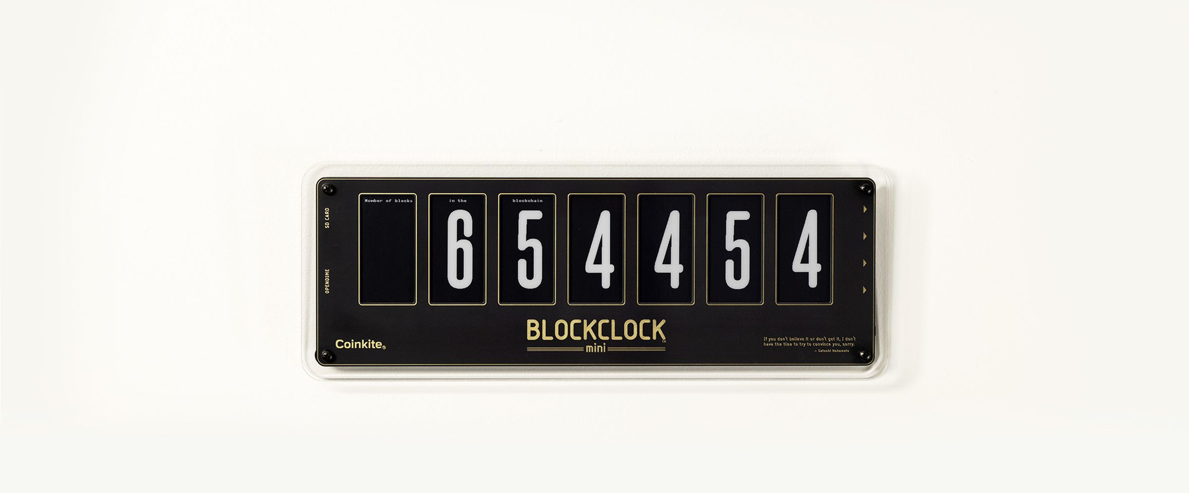 The BlockClock mini.